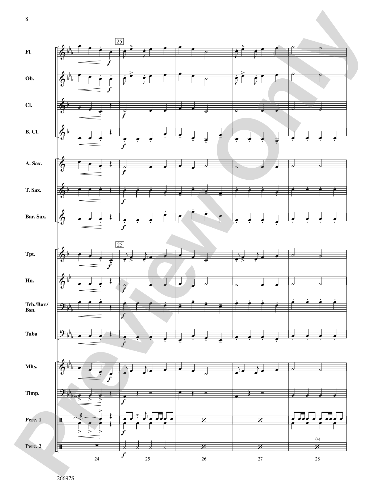 Spitfire: Concert Band Conductor Score & Parts
