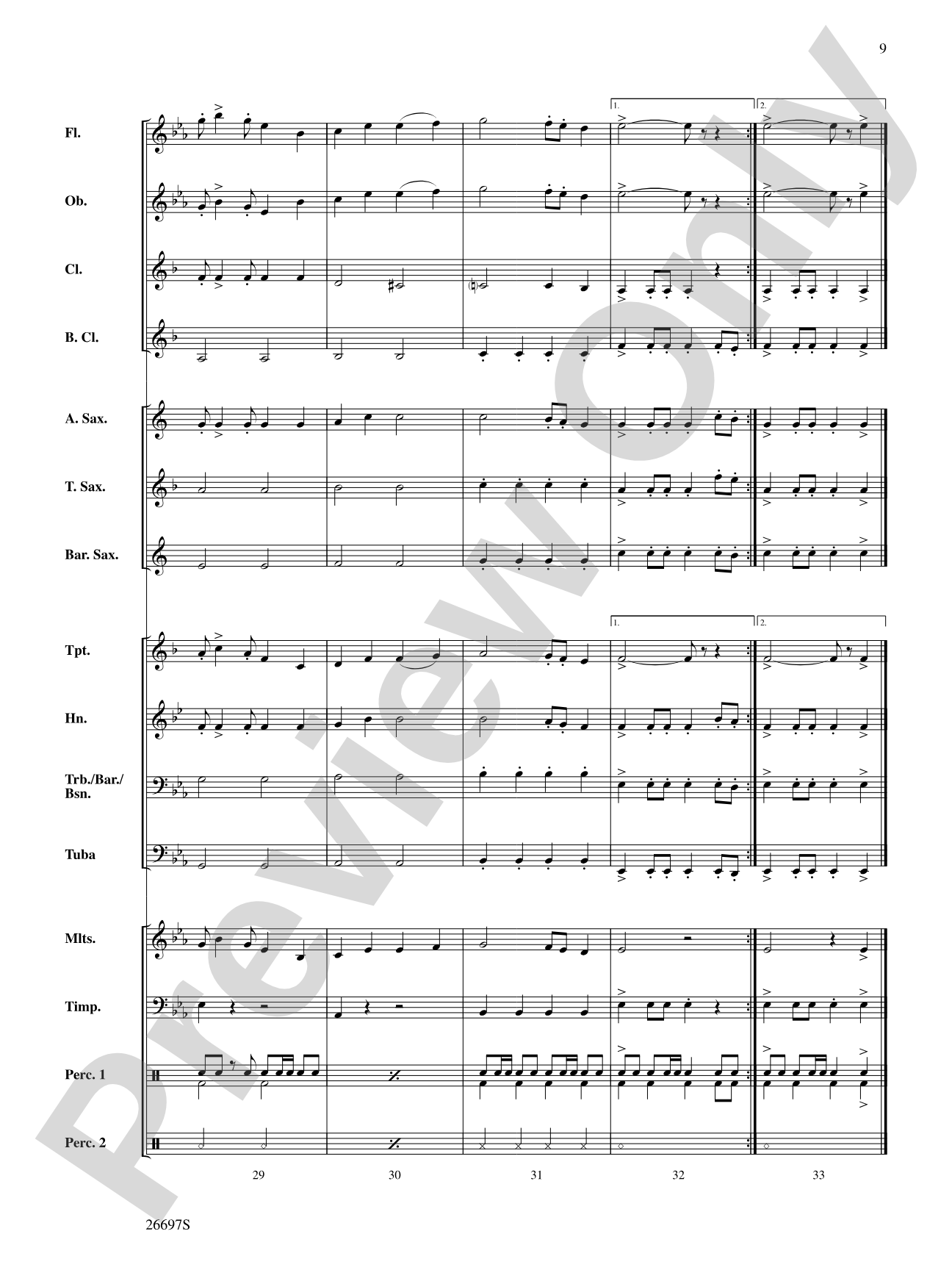 Spitfire: Concert Band Conductor Score & Parts