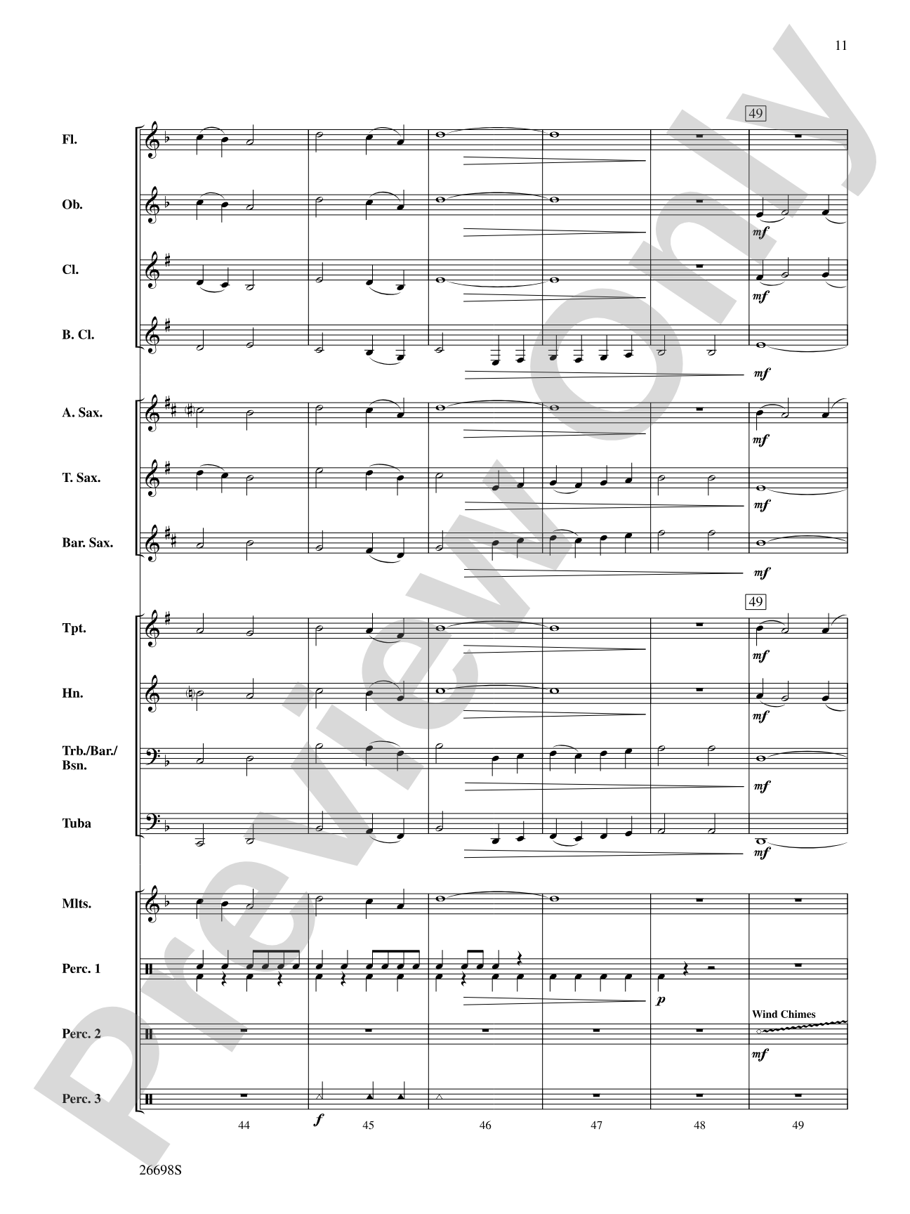 'Twas in the Moon of Wintertime: Concert Band Conductor Score & Parts