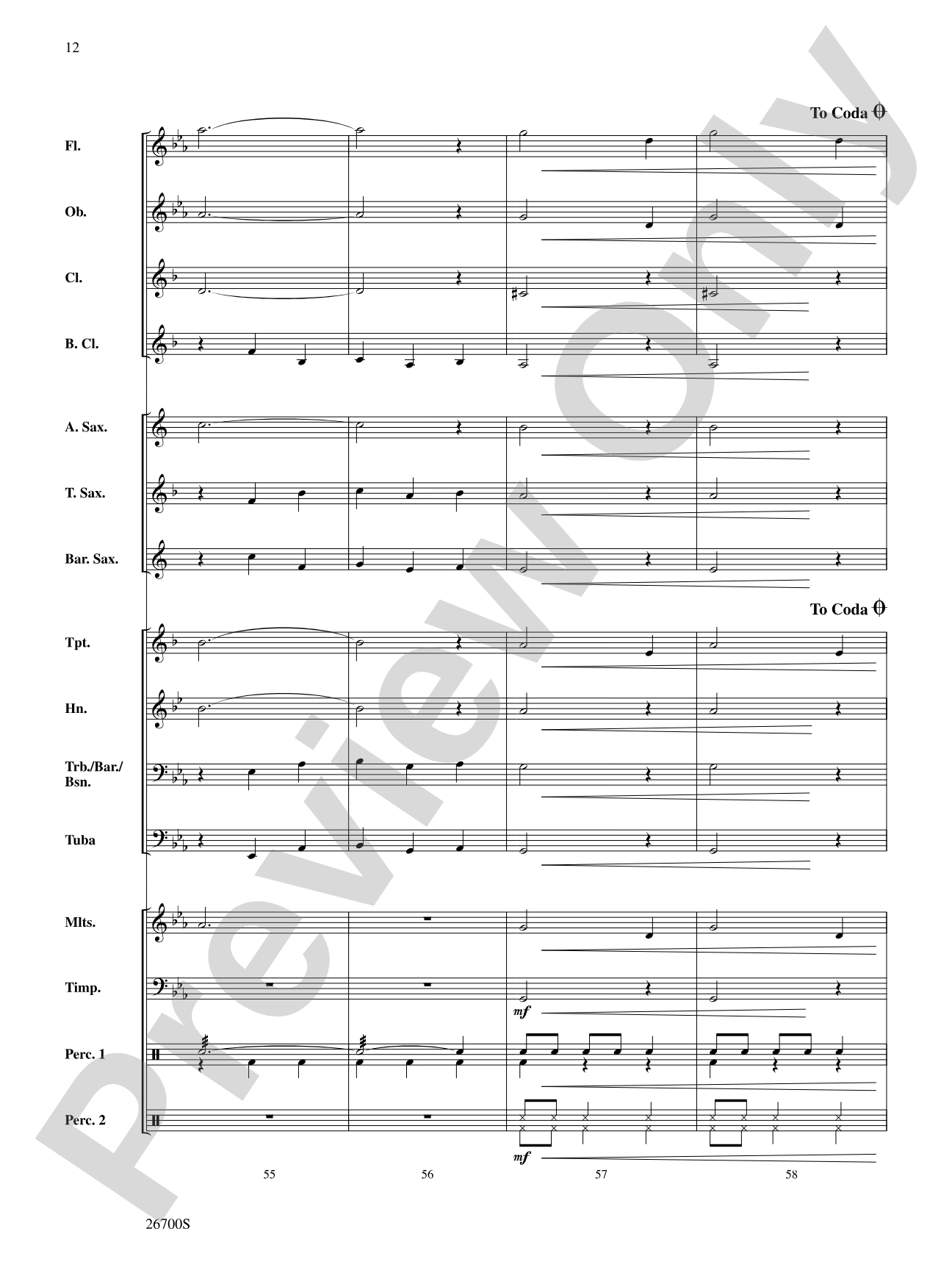 Asturias: Concert Band Conductor Score & Parts