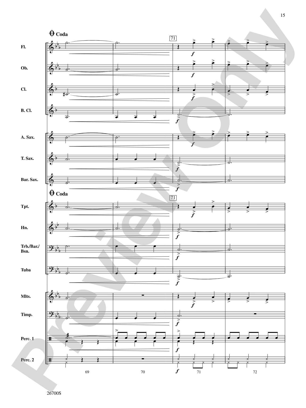 Asturias: Concert Band Conductor Score & Parts