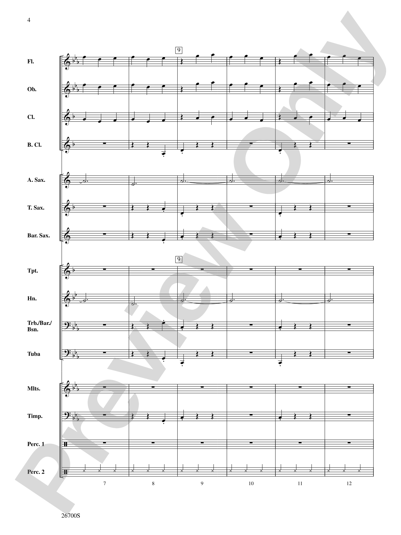 Asturias: Concert Band Conductor Score & Parts