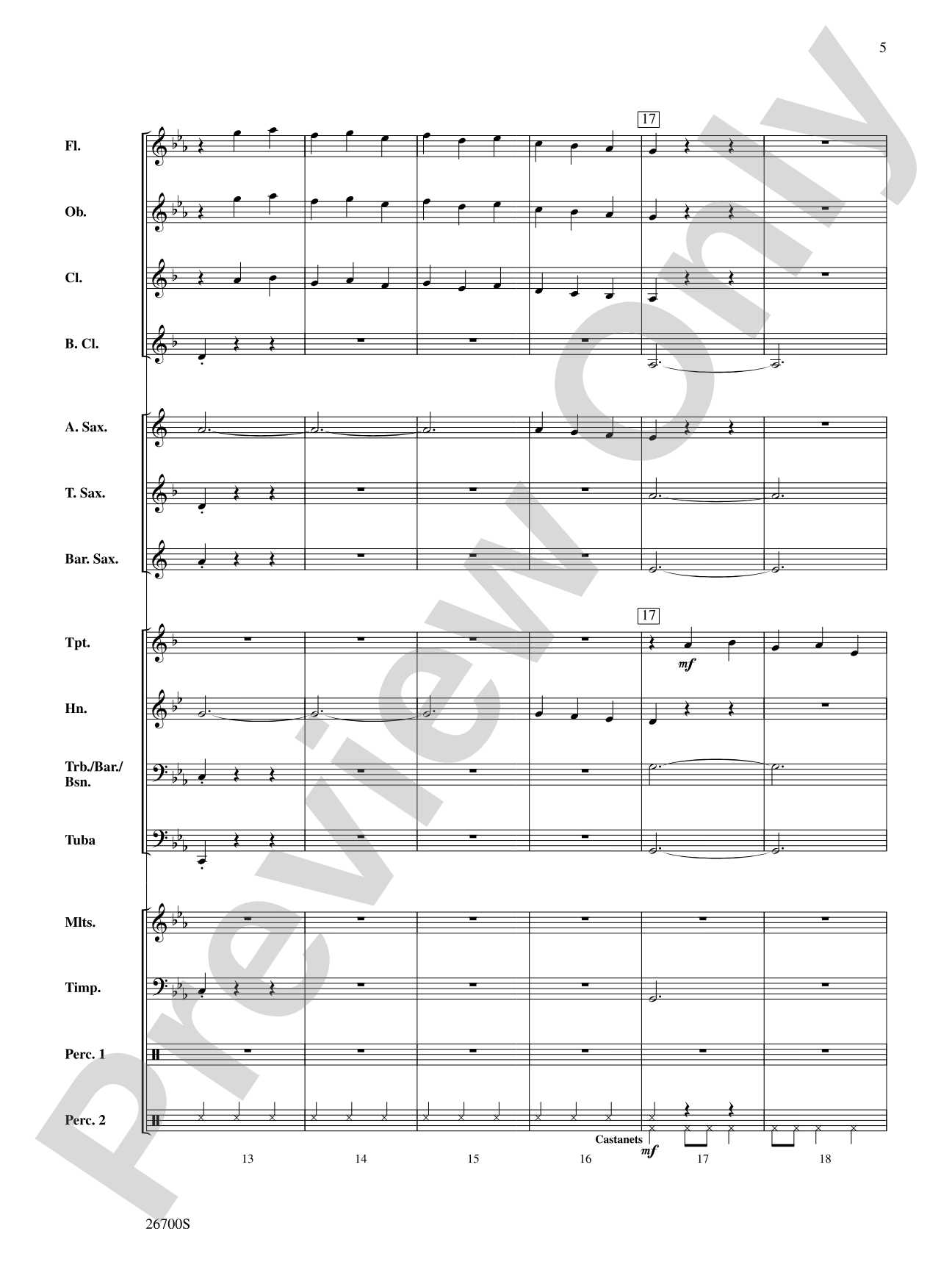 Asturias: Concert Band Conductor Score & Parts