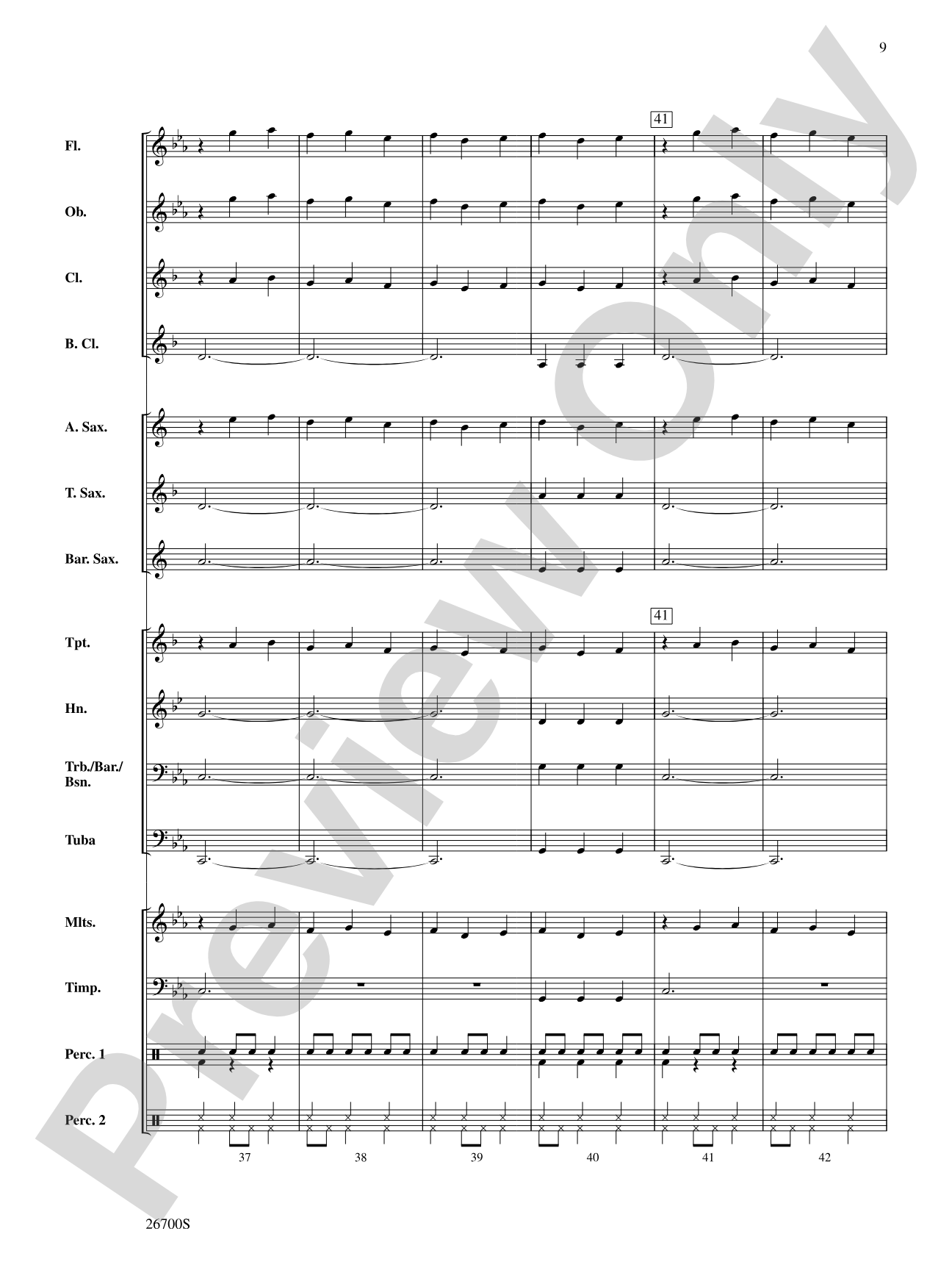 Asturias: Concert Band Conductor Score & Parts