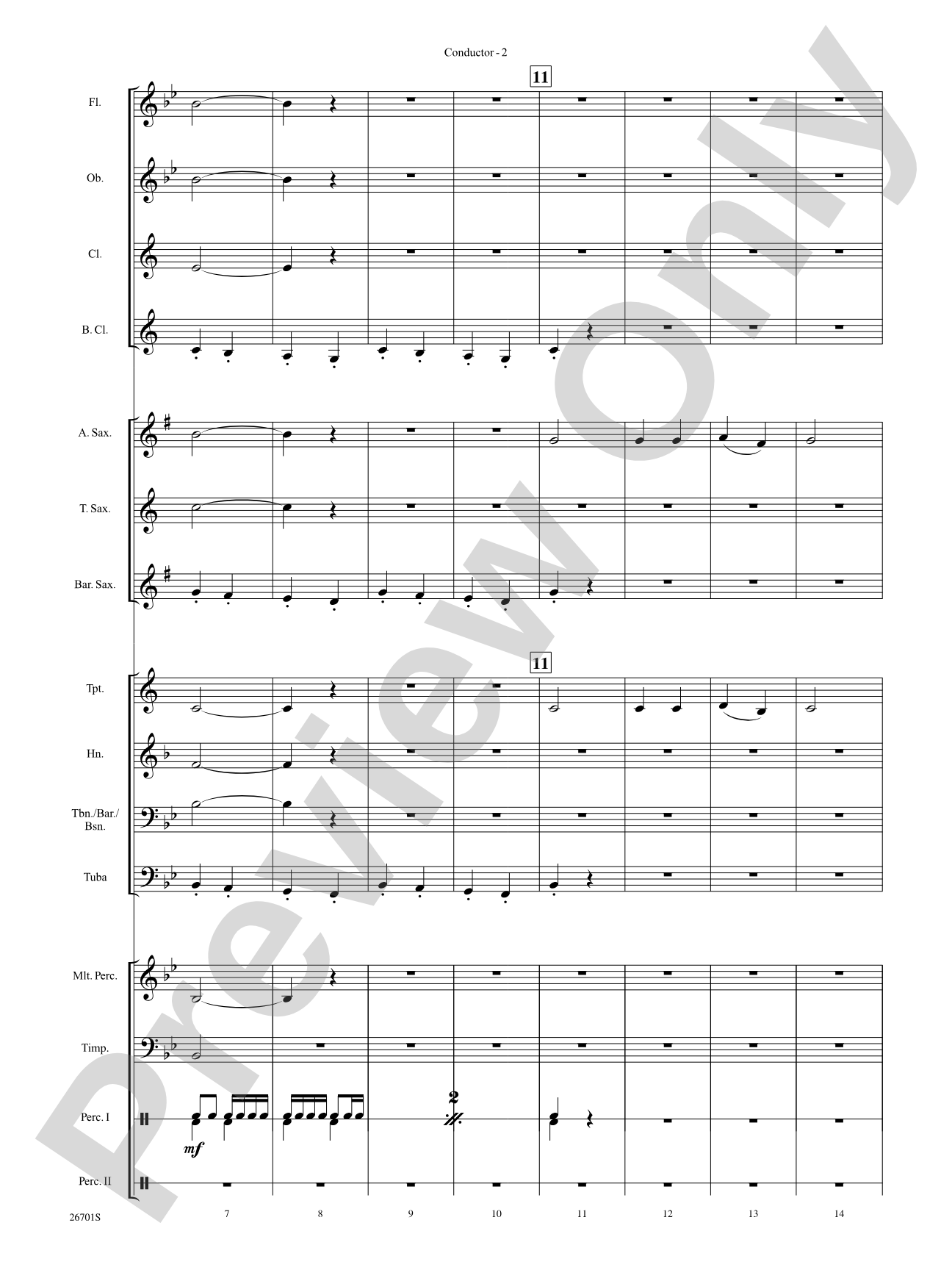 March of the Crusaders: Concert Band Conductor Score & Parts