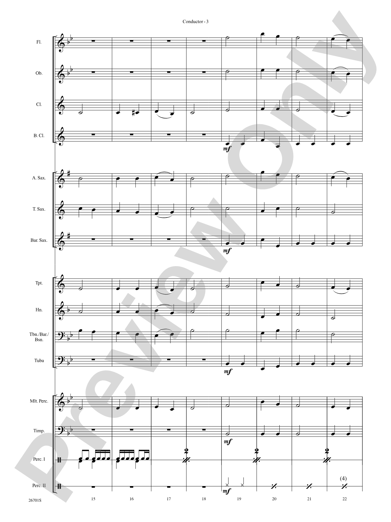 March of the Crusaders: Concert Band Conductor Score & Parts