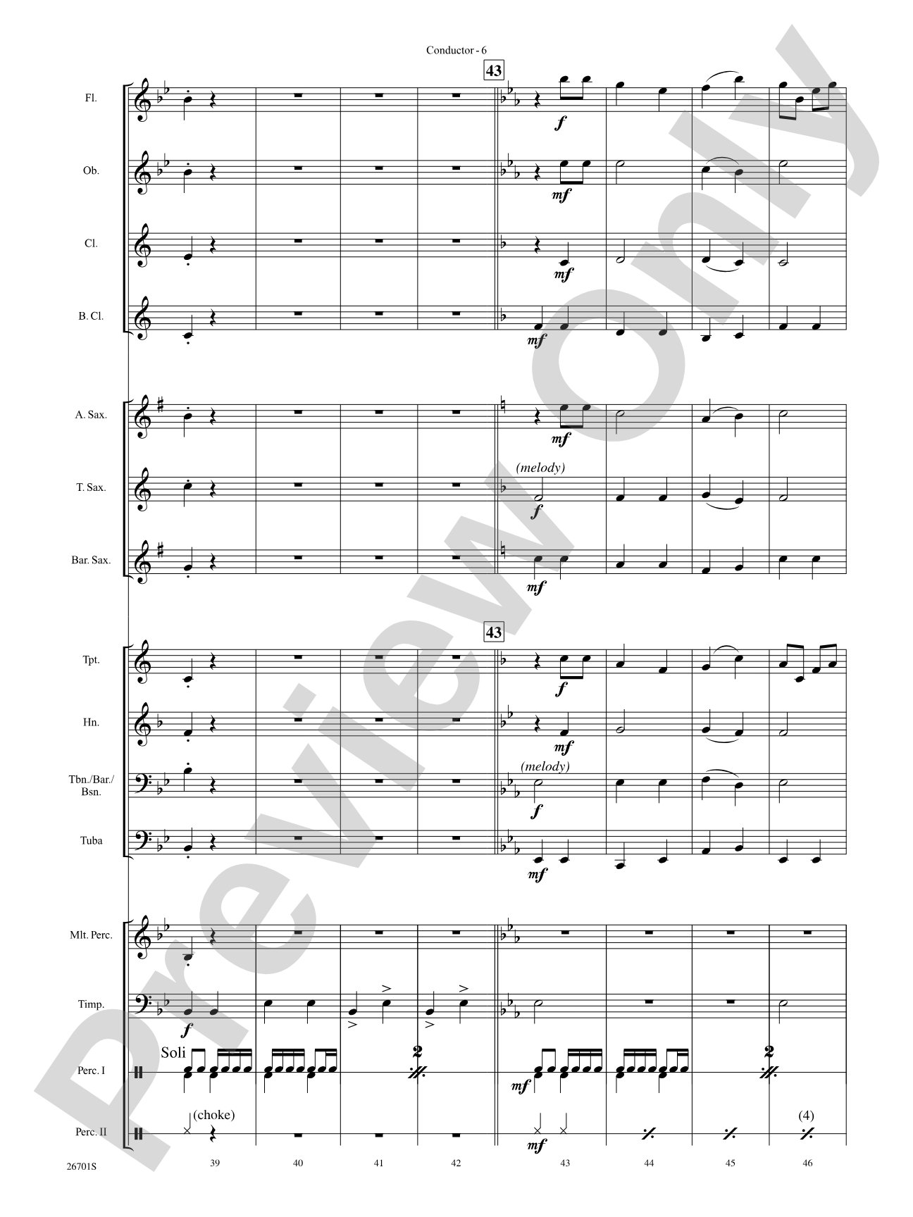 March of the Crusaders: Concert Band Conductor Score & Parts