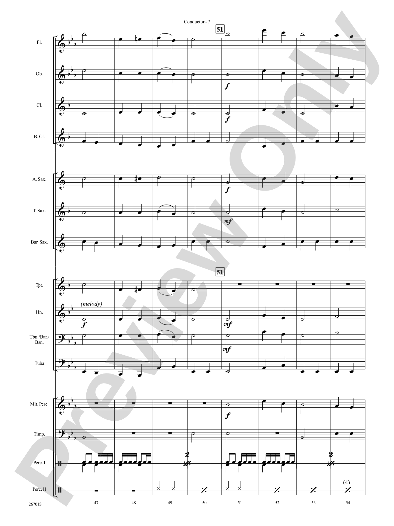 March of the Crusaders: Concert Band Conductor Score & Parts