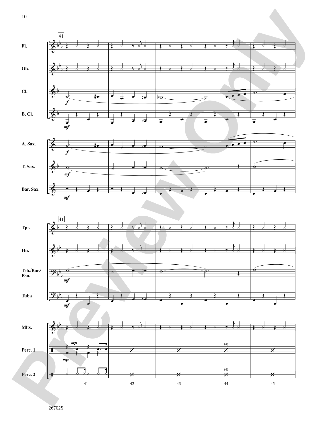 New Orleans Jubilee: Concert Band Conductor Score & Parts