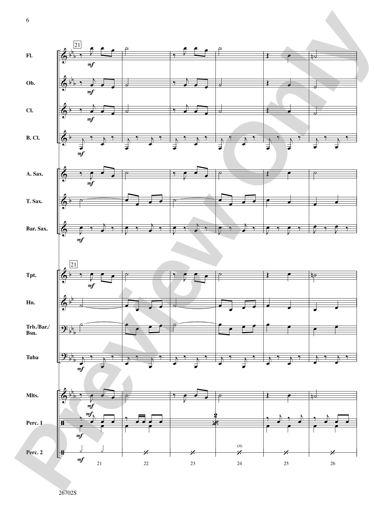 New Orleans Jubilee: Concert Band Conductor Score & Parts