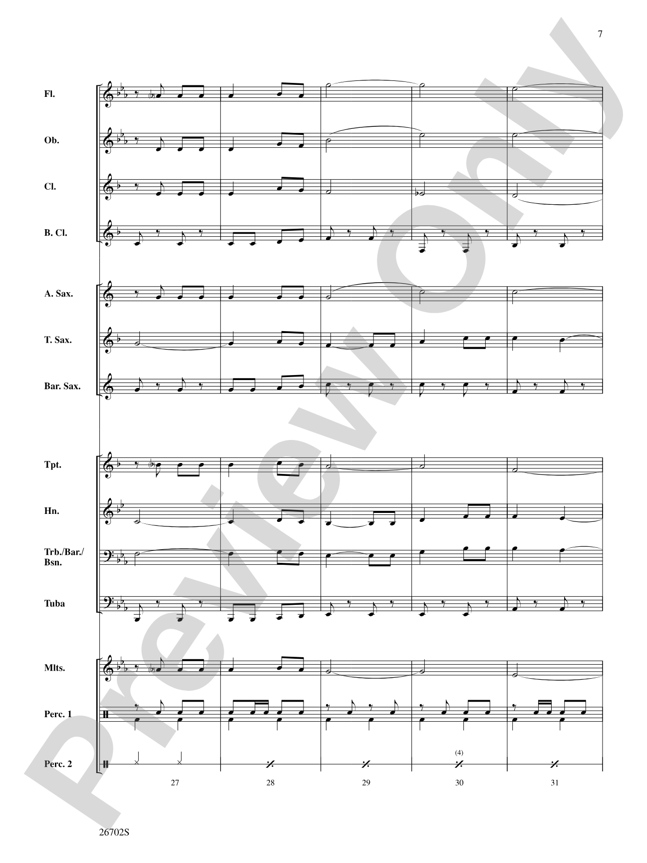New Orleans Jubilee: Concert Band Conductor Score & Parts