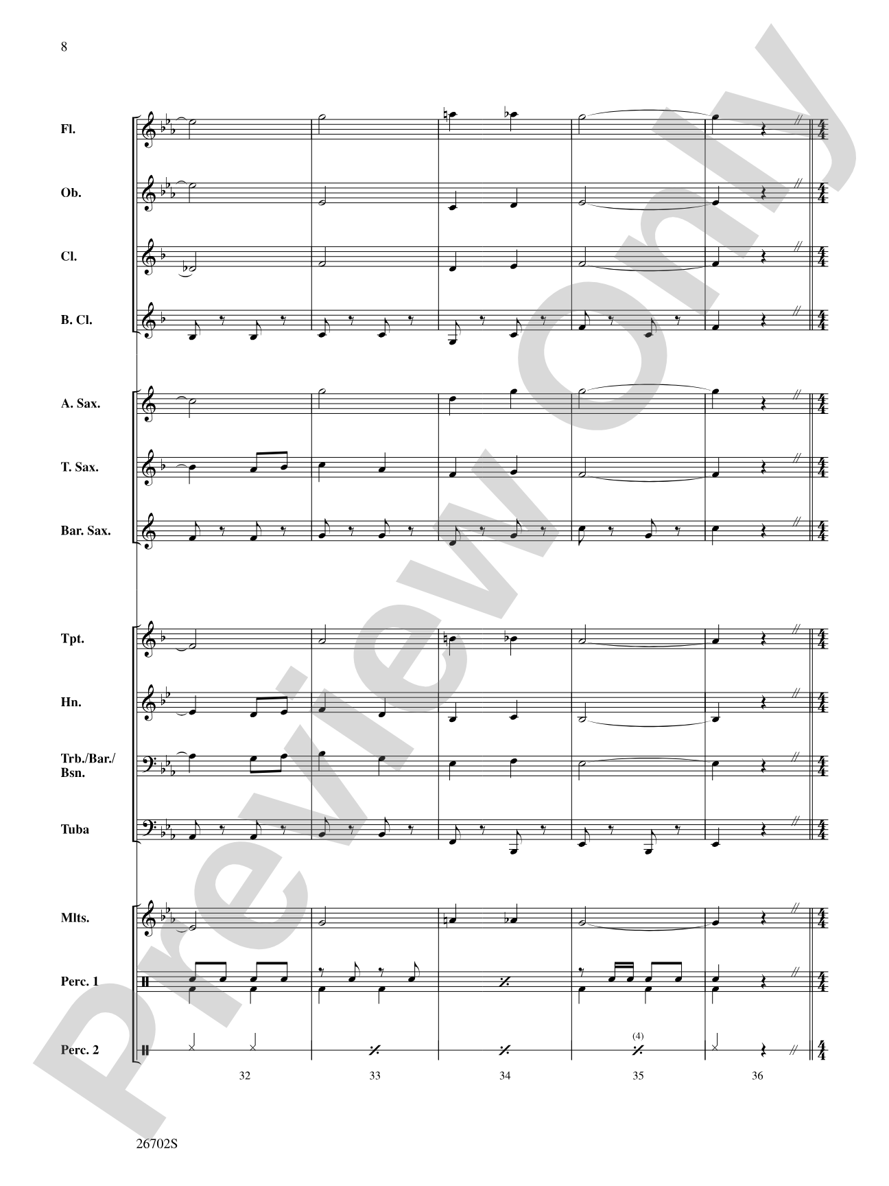New Orleans Jubilee: Concert Band Conductor Score & Parts