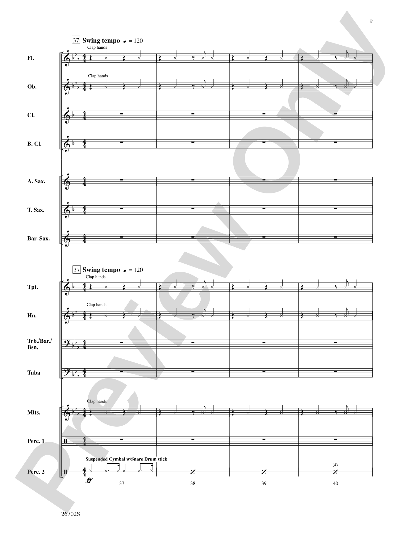 New Orleans Jubilee: Concert Band Conductor Score & Parts