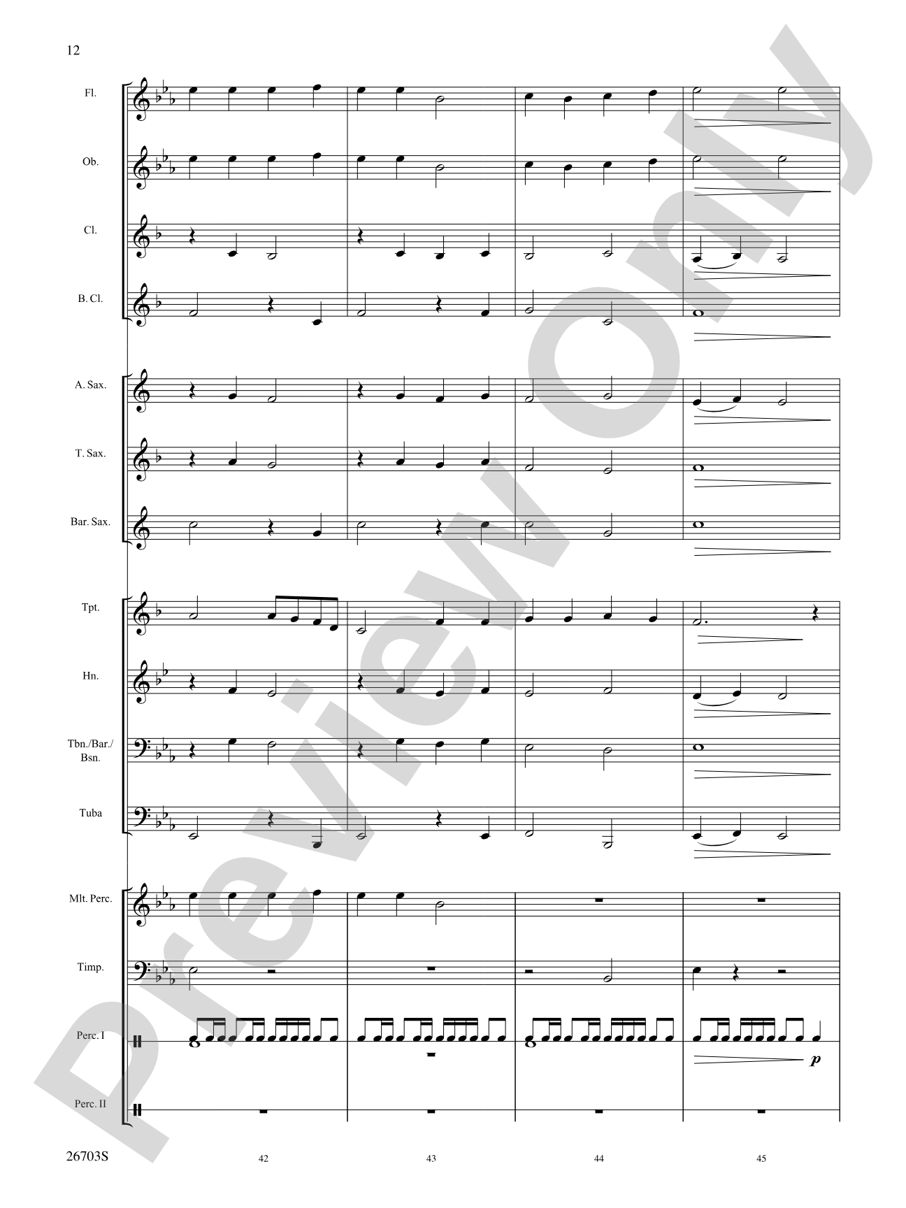 Carols of Joy: Concert Band Conductor Score & Parts
