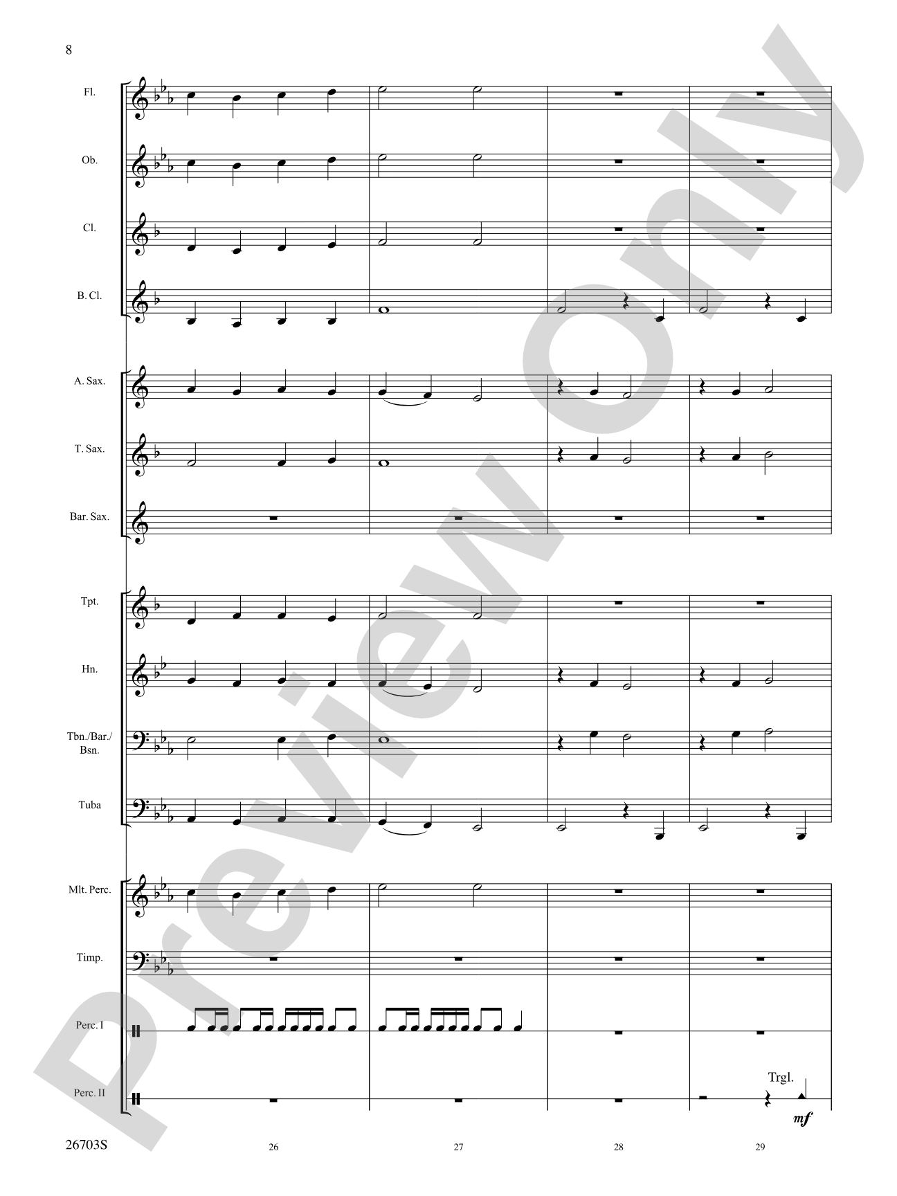 Carols of Joy: Concert Band Conductor Score & Parts