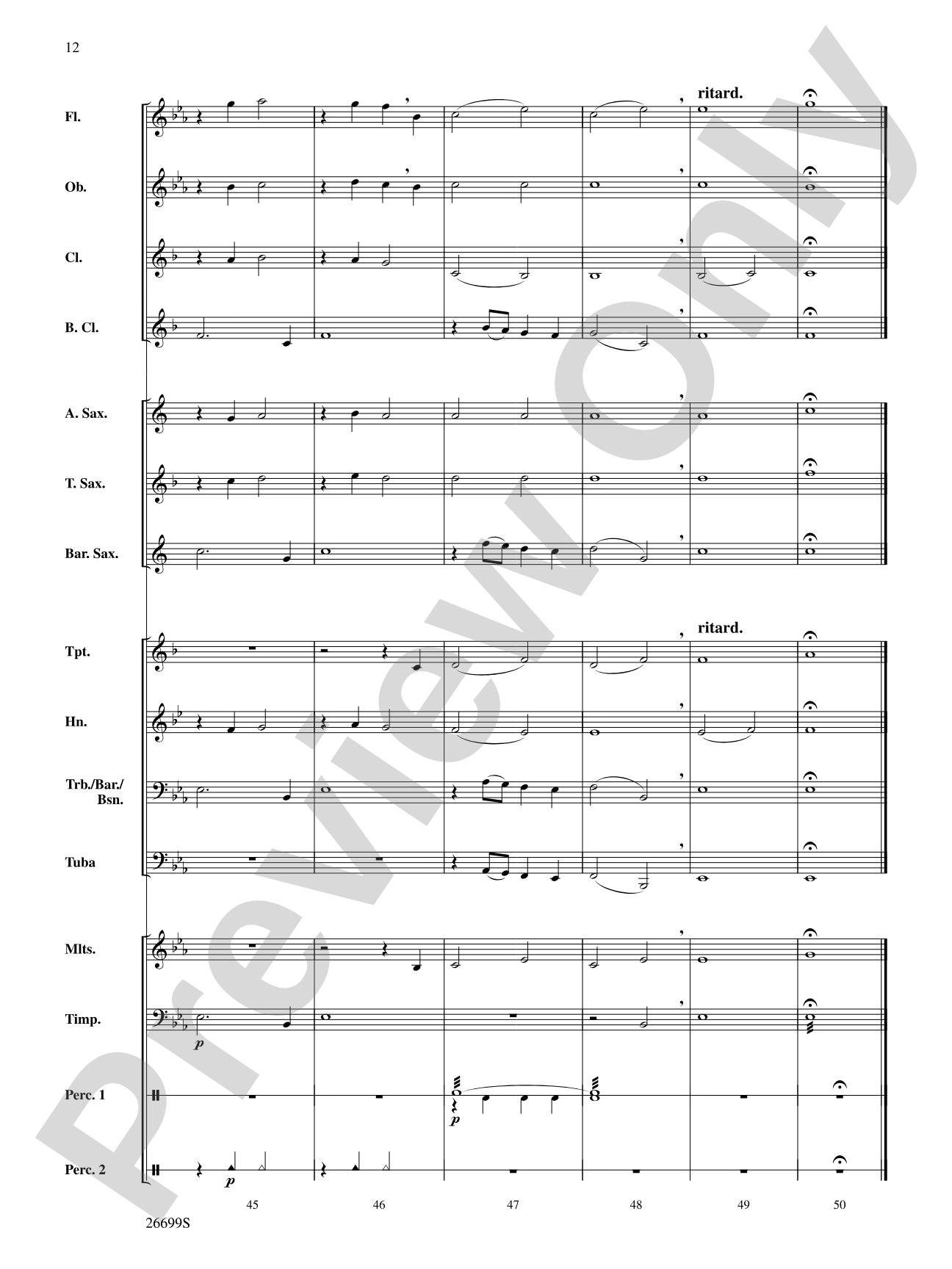 An African-American Air: Concert Band Conductor Score & Parts