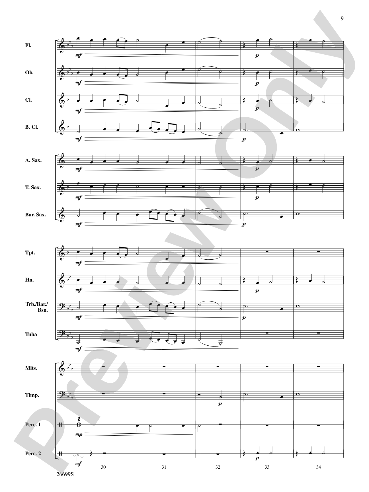 An African-American Air: Concert Band Conductor Score & Parts