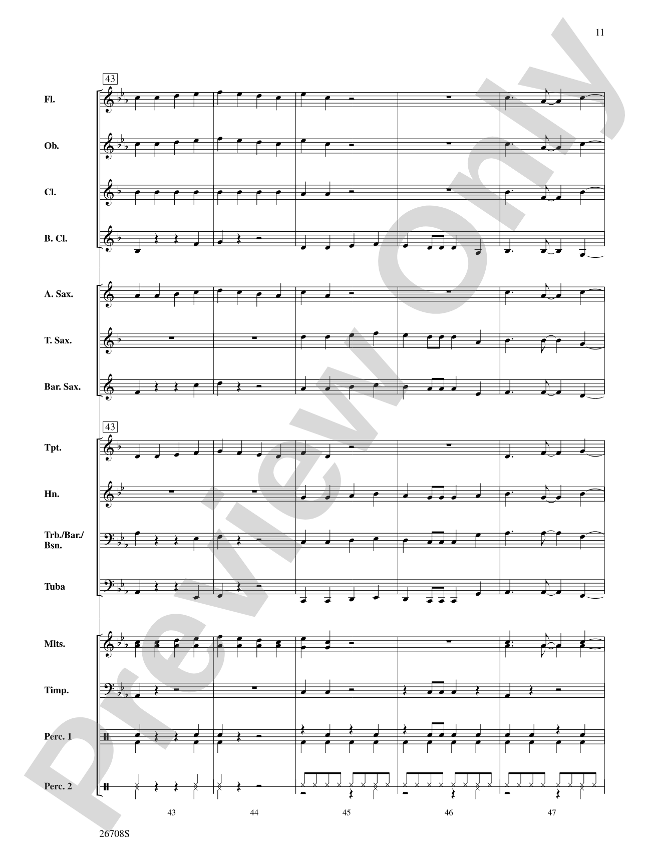 Sorry: Concert Band Conductor Score & Parts