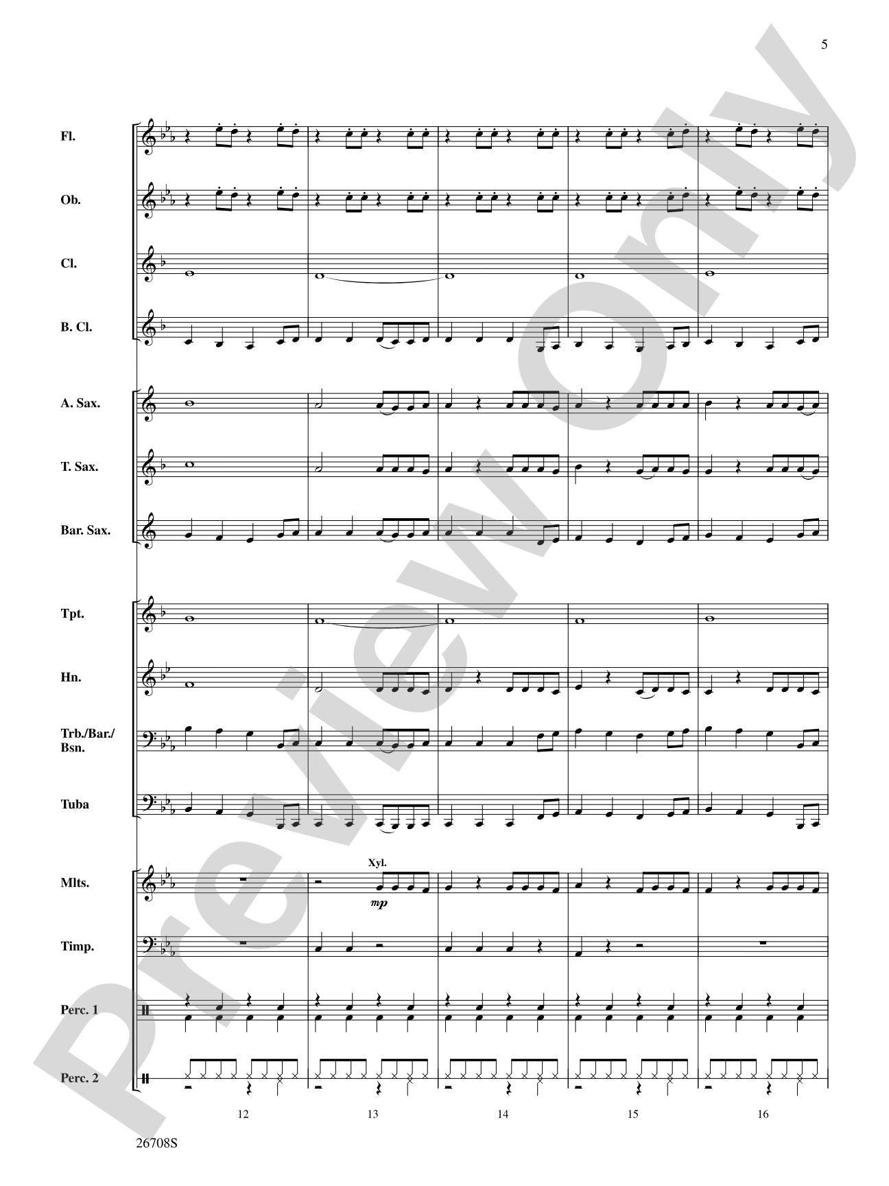 Sorry: Concert Band Conductor Score & Parts