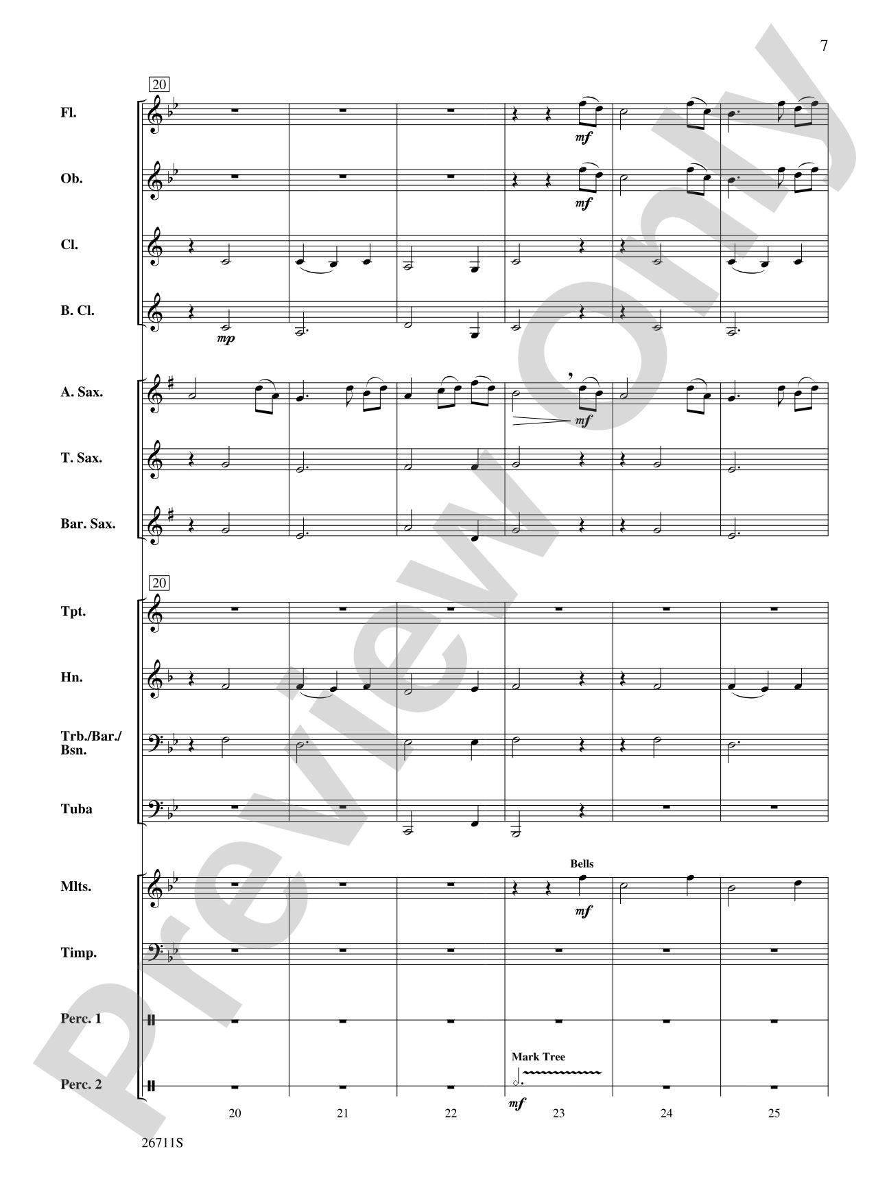 Platoon Swims: Concert Band Conductor Score & Parts