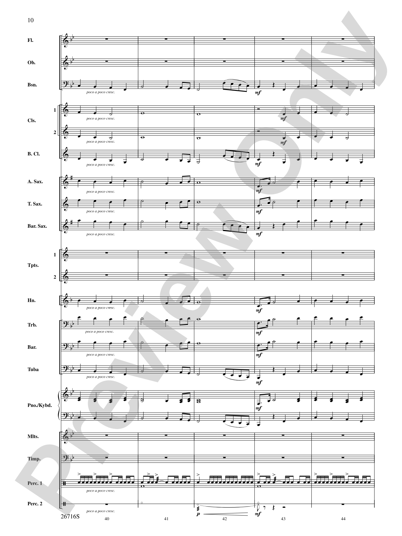 Proclamation and Procession: Concert Band Conductor Score & Parts