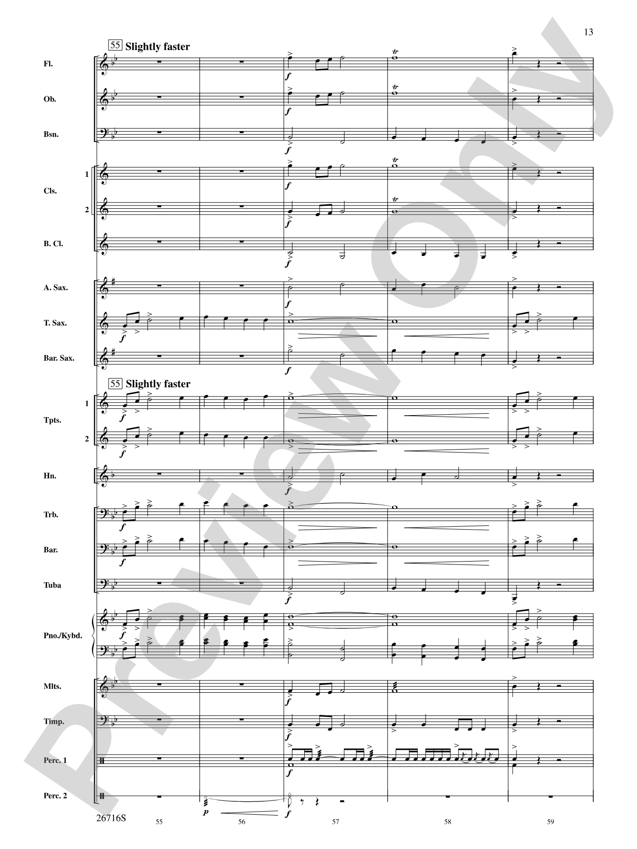 Proclamation and Procession: Concert Band Conductor Score & Parts