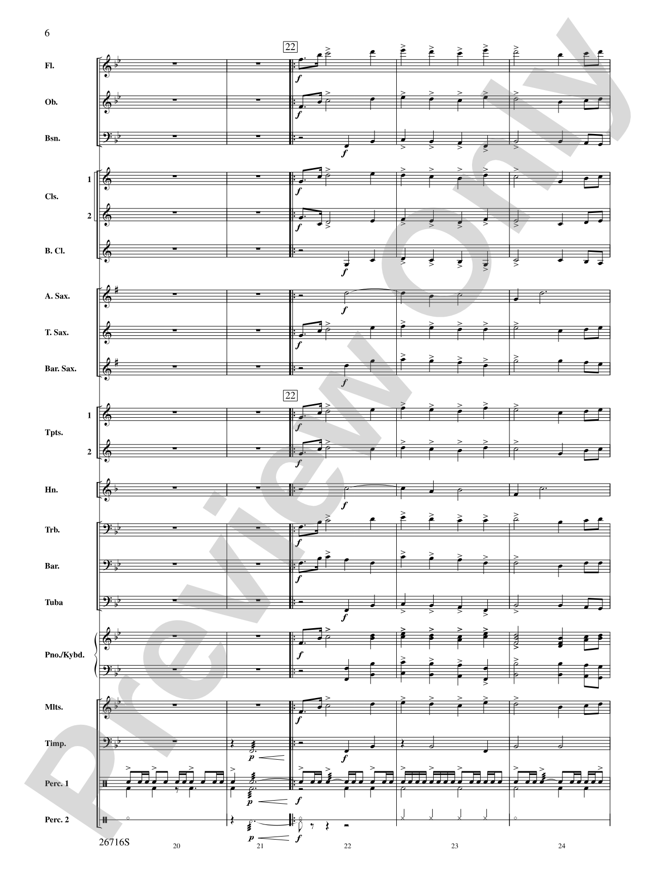 Proclamation and Procession: Concert Band Conductor Score & Parts