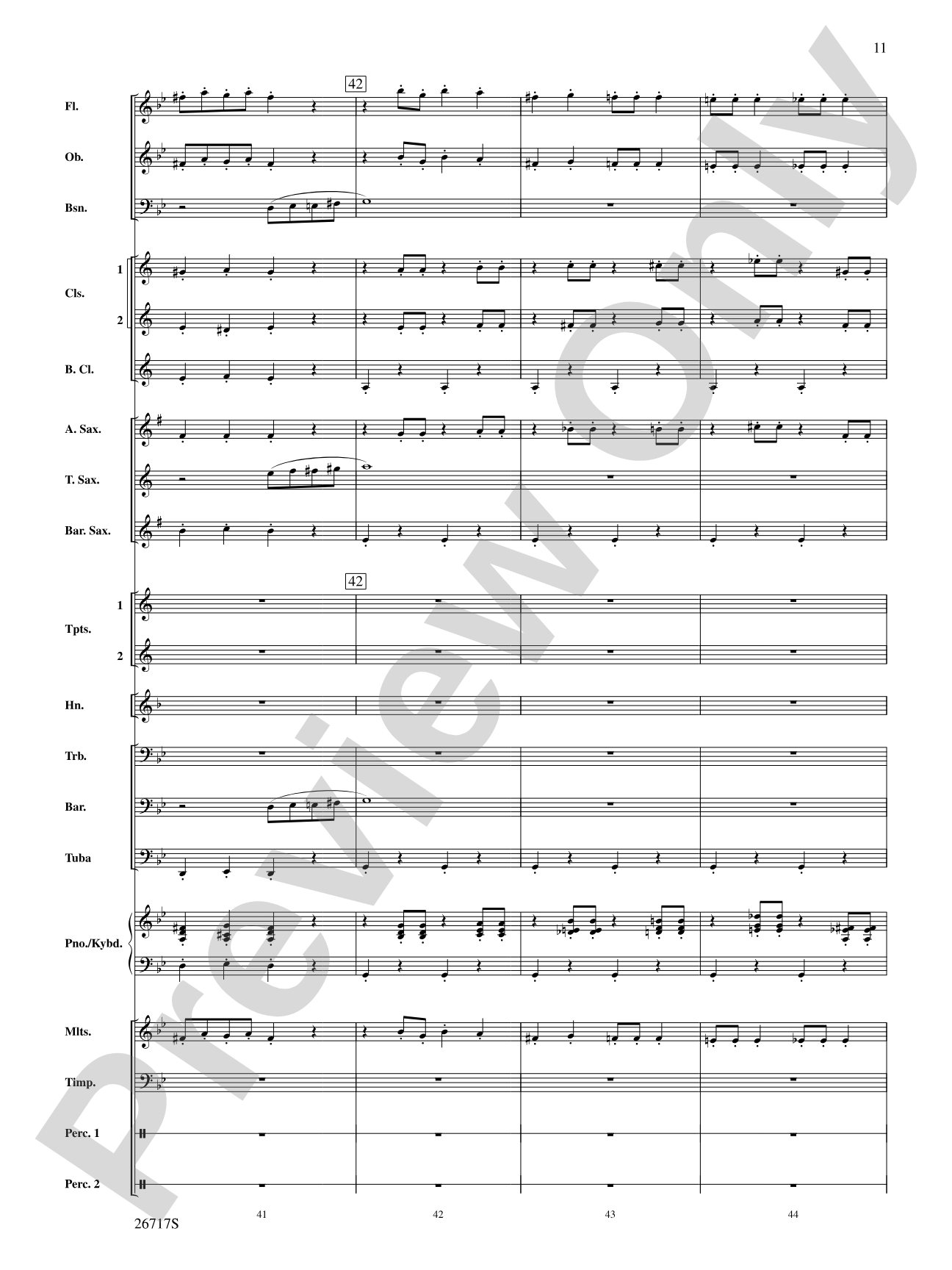 Dance of the Sugar Plum Fairy: Concert Band Conductor Score & Parts