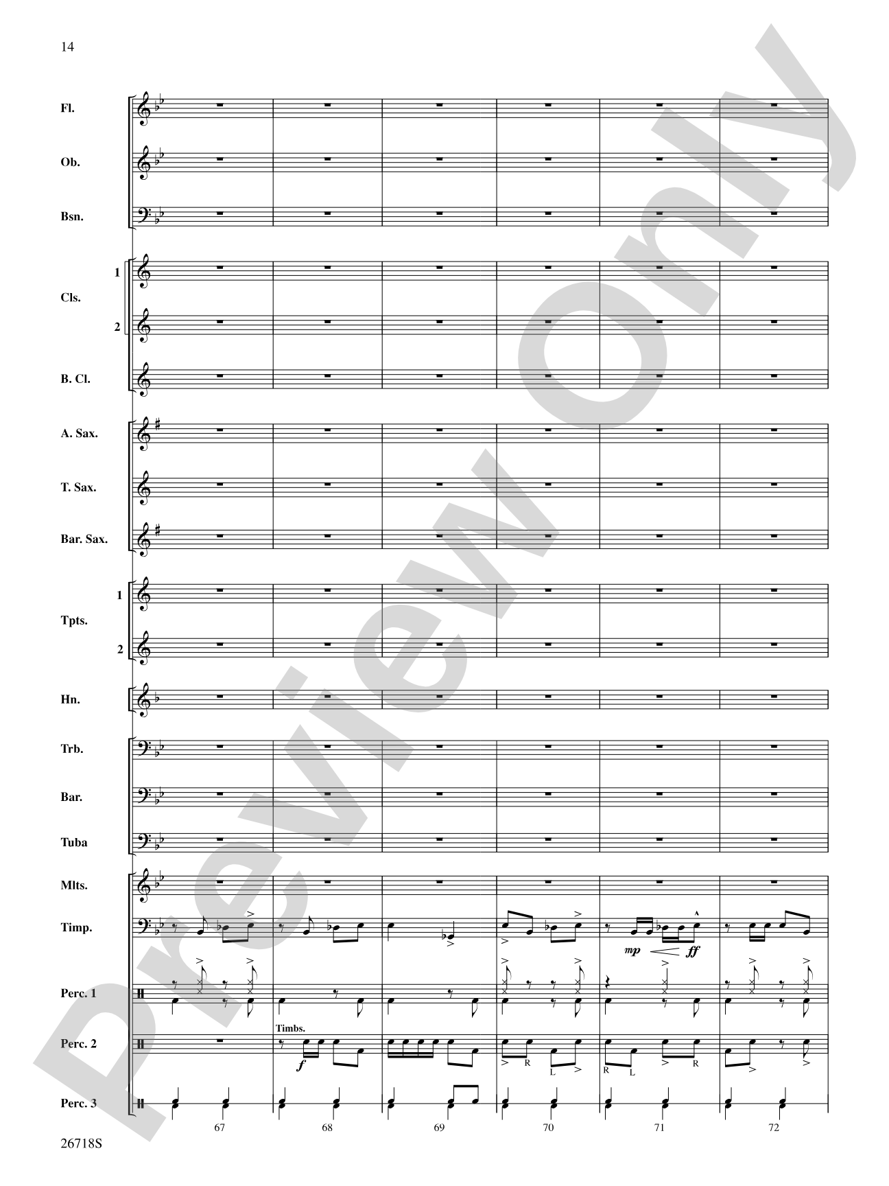 Who's Afraid of the Big Bad Samba?: Concert Band Conductor Score & Parts