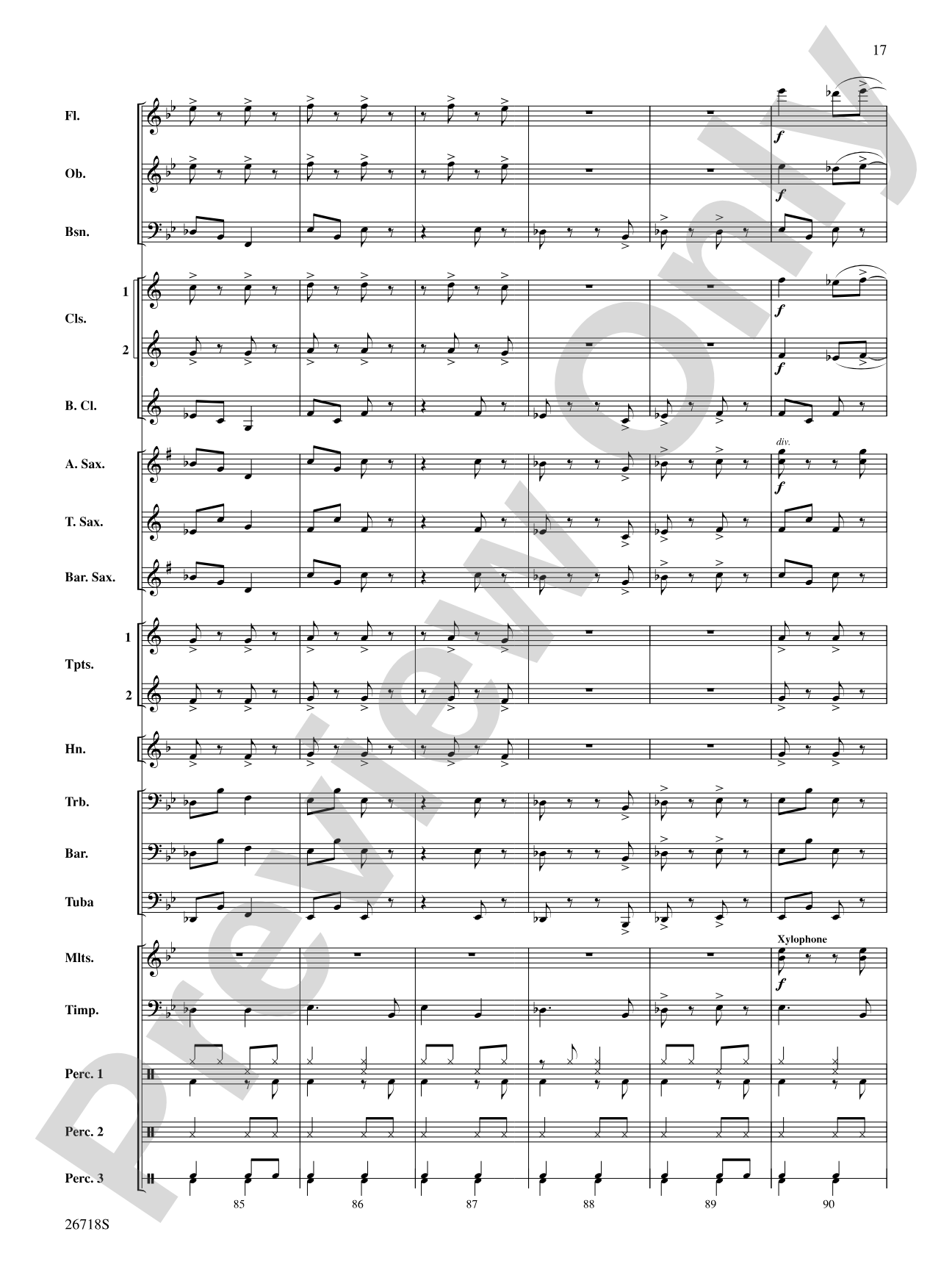 Who's Afraid of the Big Bad Samba?: Concert Band Conductor Score & Parts