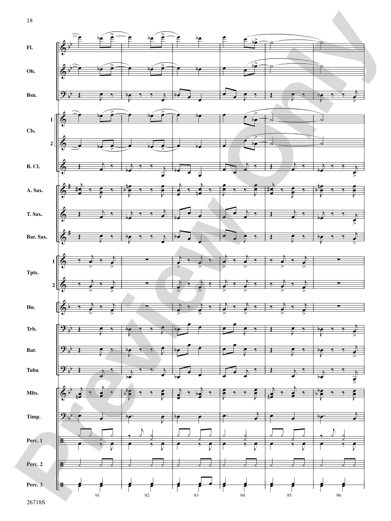 Who's Afraid of the Big Bad Samba?: Concert Band Conductor Score & Parts