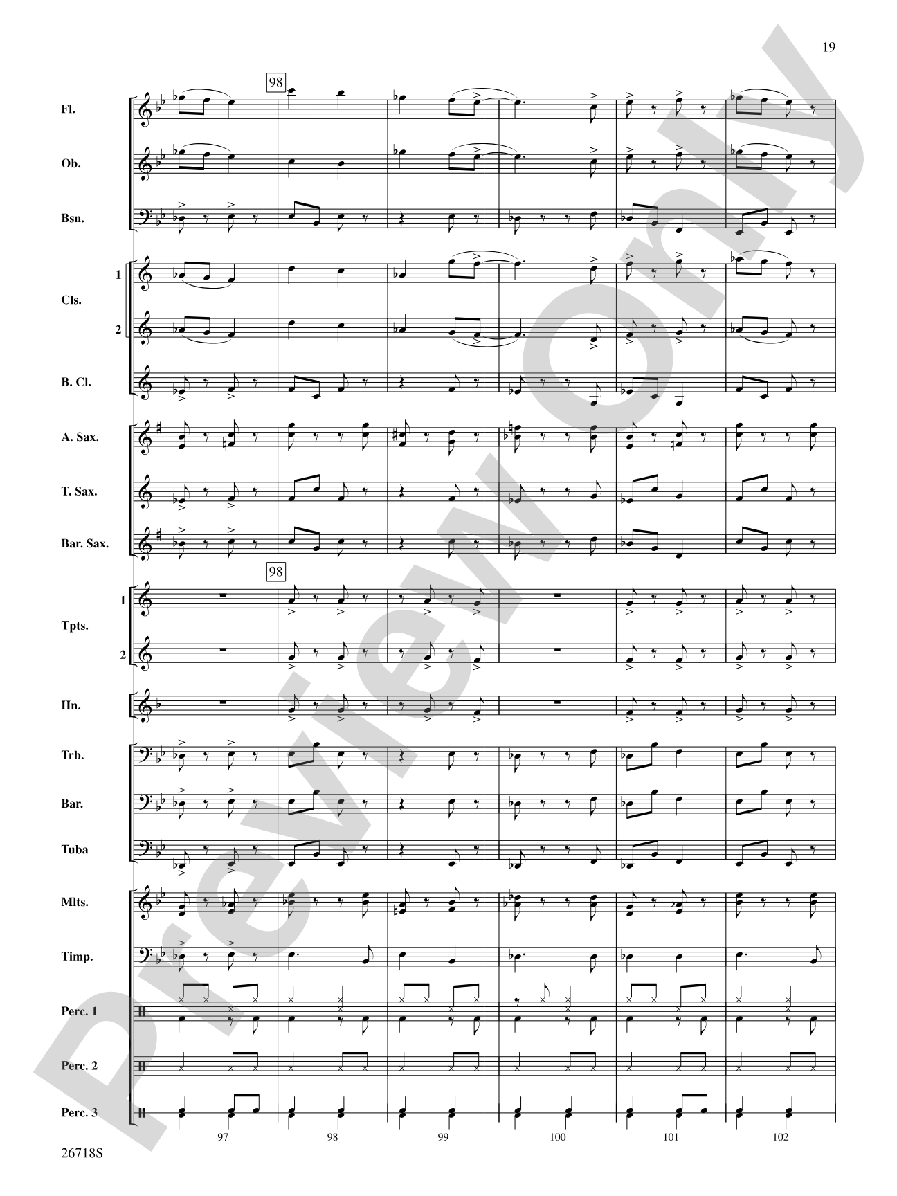 Who's Afraid of the Big Bad Samba?: Concert Band Conductor Score & Parts
