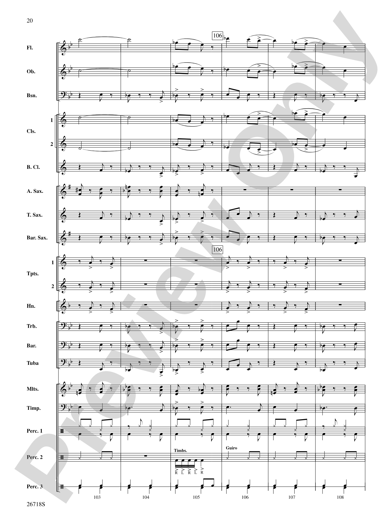 Who's Afraid of the Big Bad Samba?: Concert Band Conductor Score & Parts