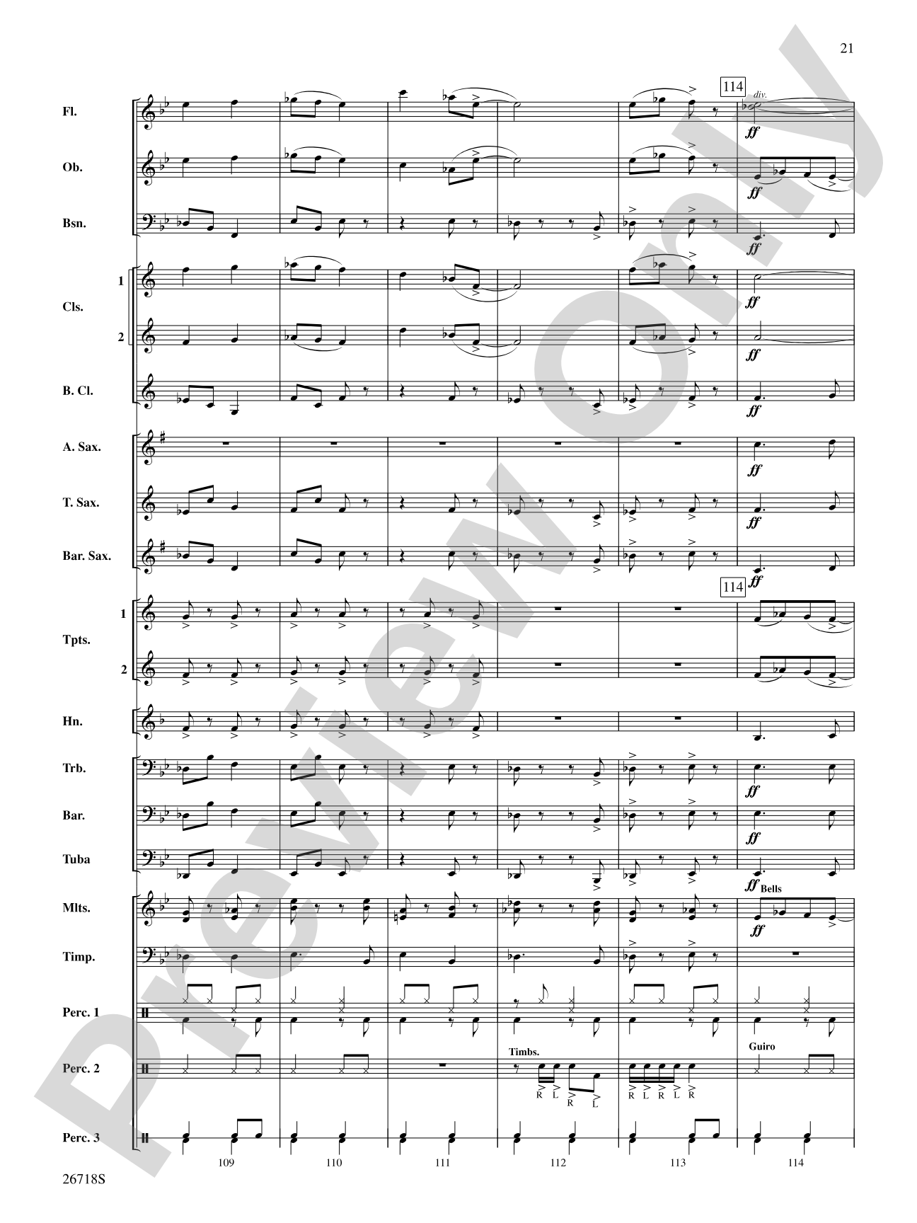 Who's Afraid of the Big Bad Samba?: Concert Band Conductor Score & Parts