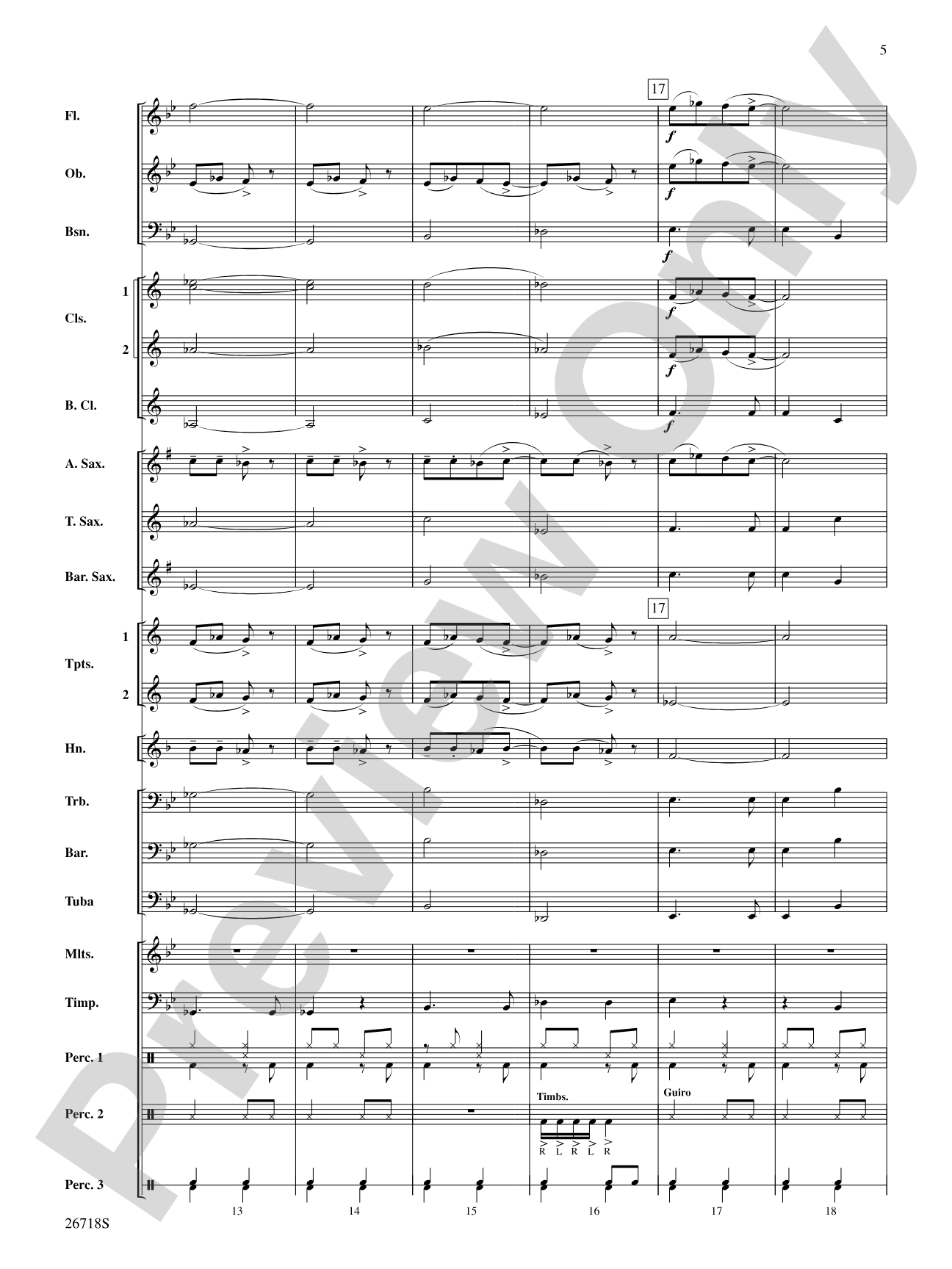 Who's Afraid of the Big Bad Samba?: Concert Band Conductor Score & Parts