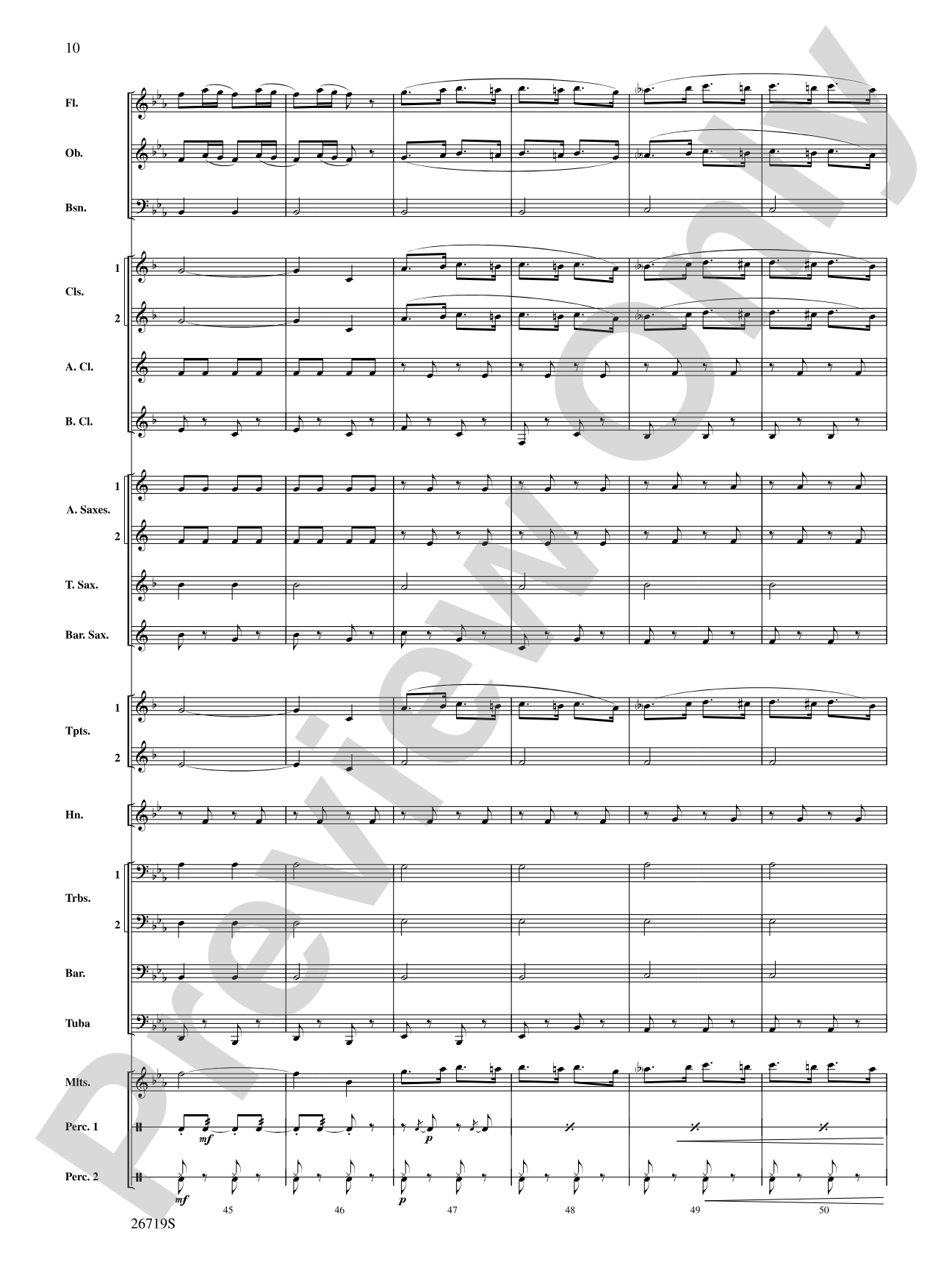 Hands Across the Sea: Concert Band Conductor Score & Parts