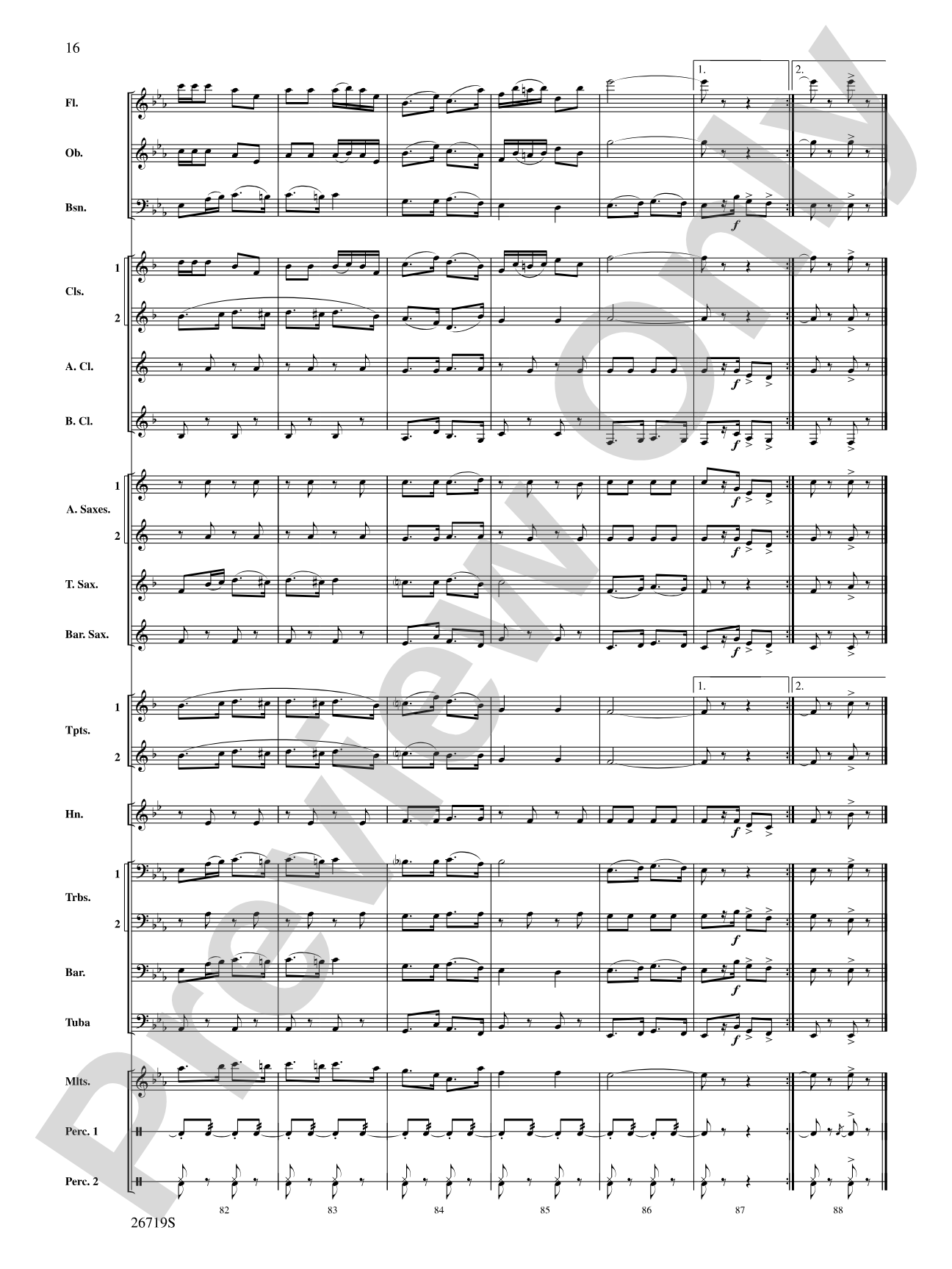 Hands Across the Sea: Concert Band Conductor Score & Parts