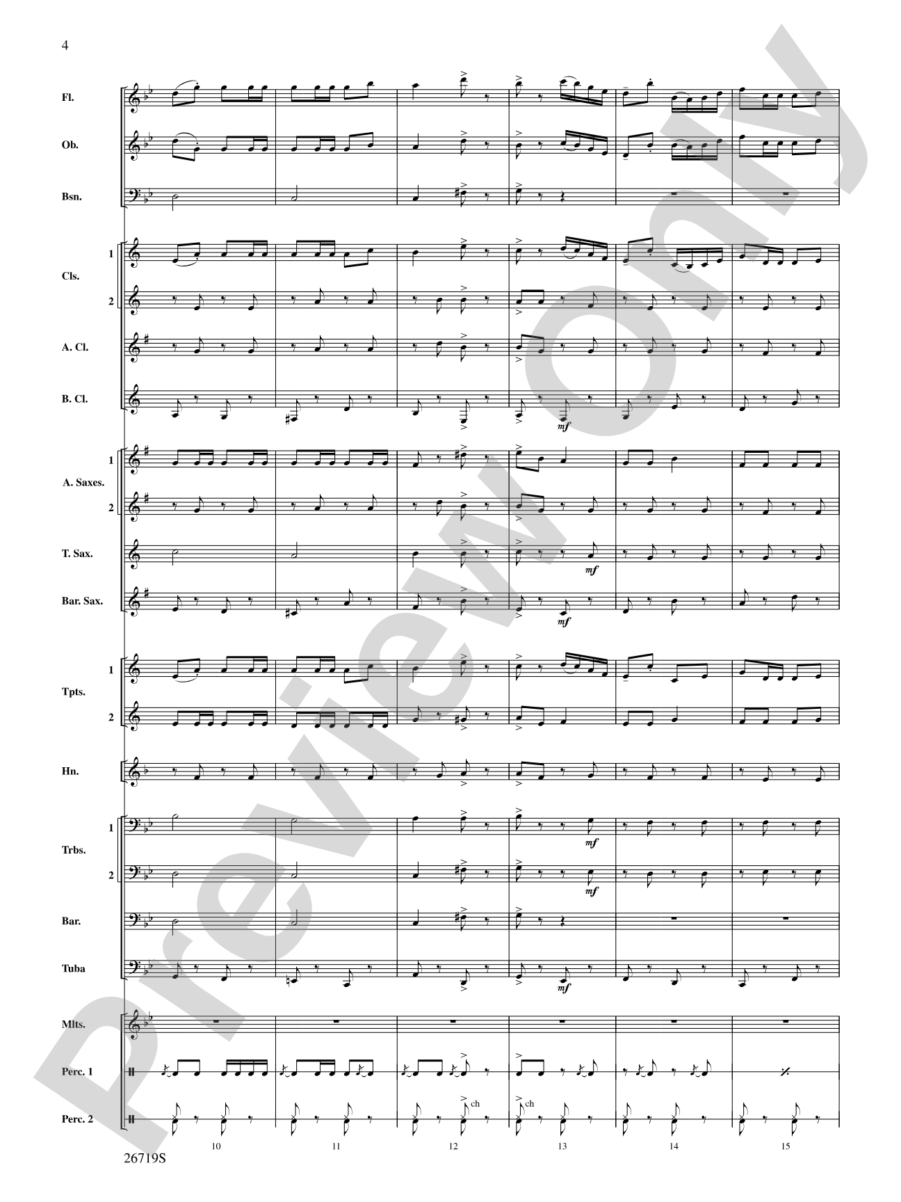 Hands Across the Sea: Concert Band Conductor Score & Parts