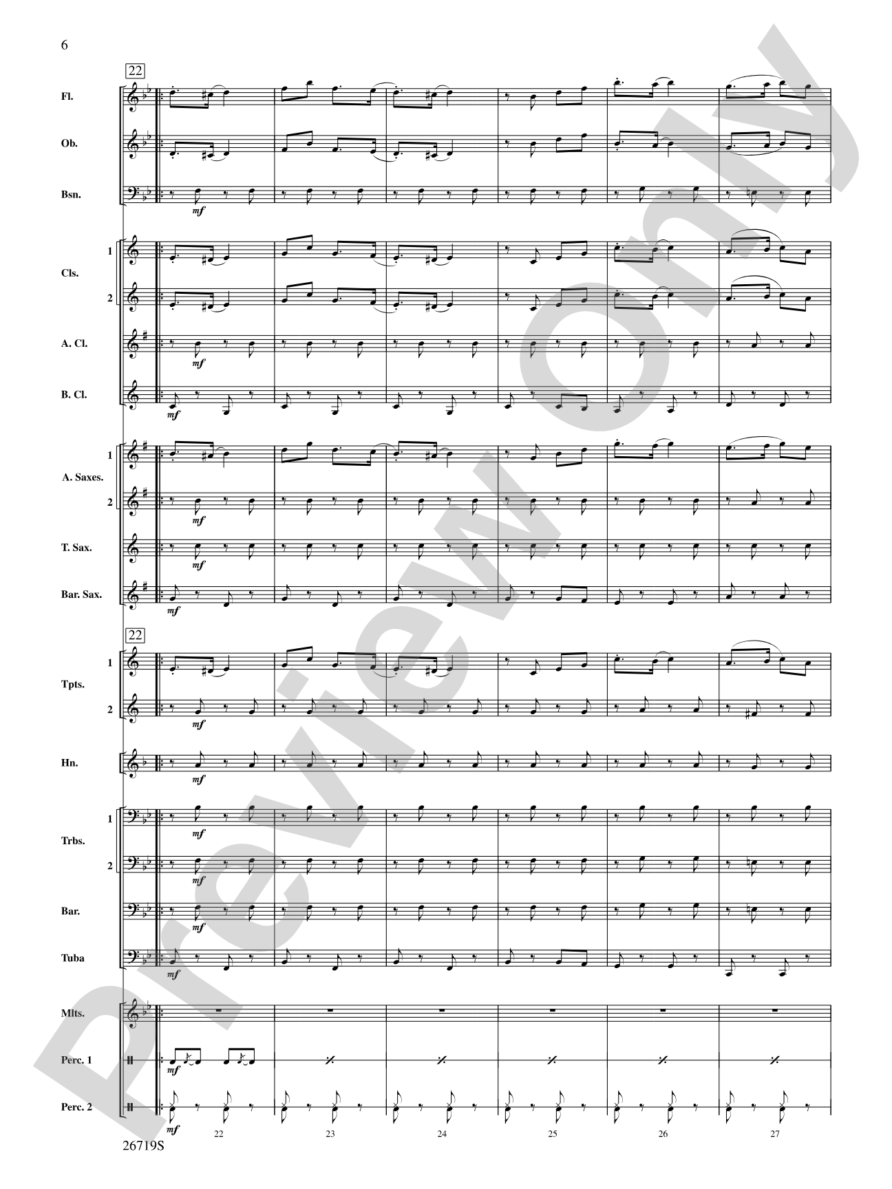 Hands Across the Sea: Concert Band Conductor Score & Parts