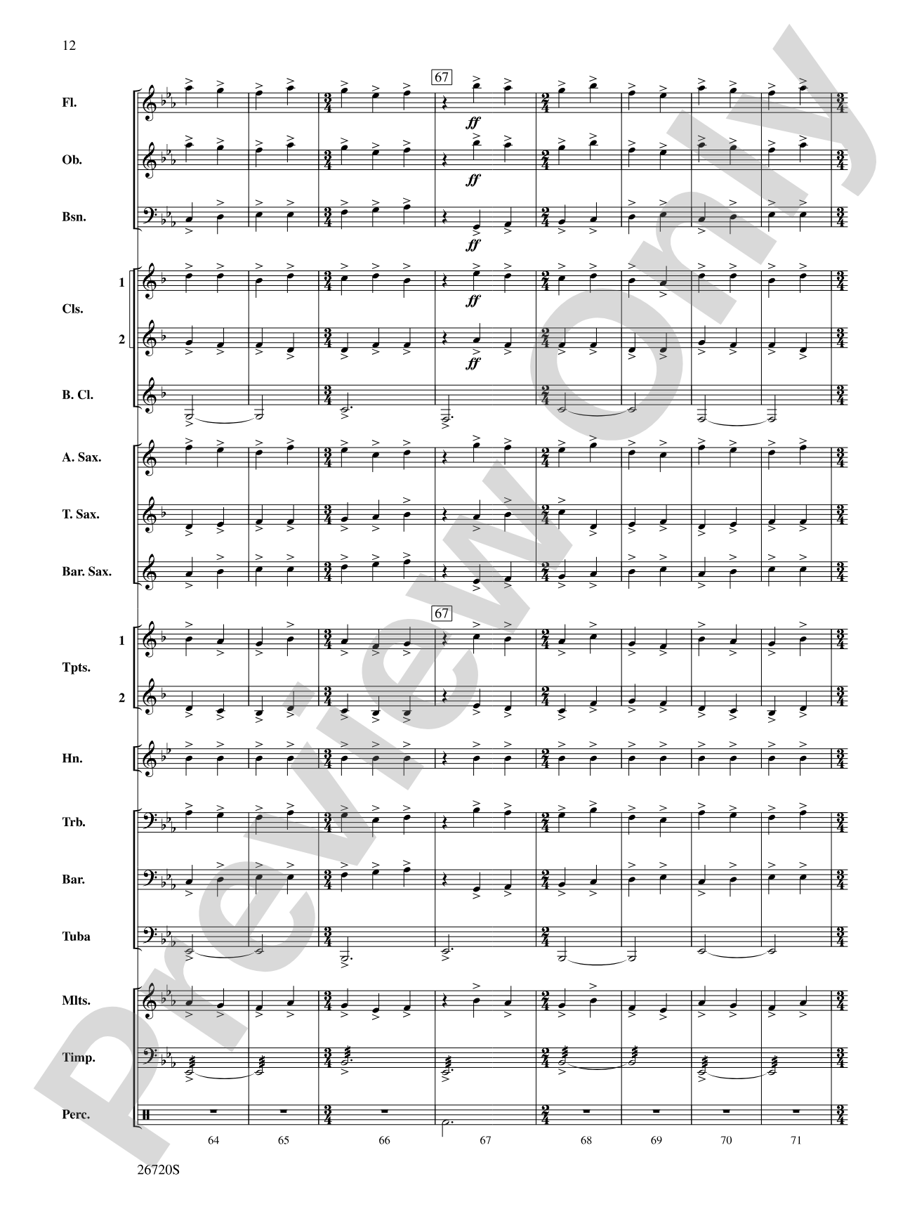 The Firebird: Concert Band Conductor Score & Parts
