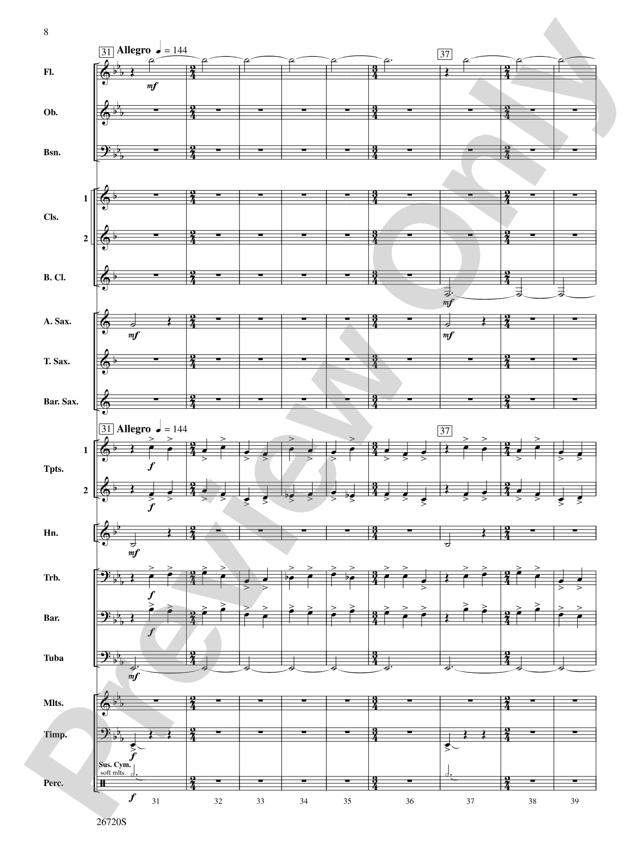 The Firebird: Concert Band Conductor Score & Parts