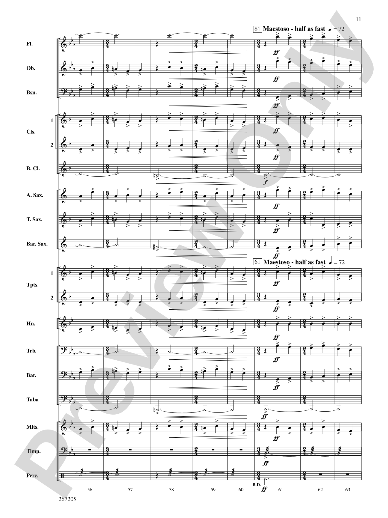 The Firebird: Concert Band Conductor Score & Parts