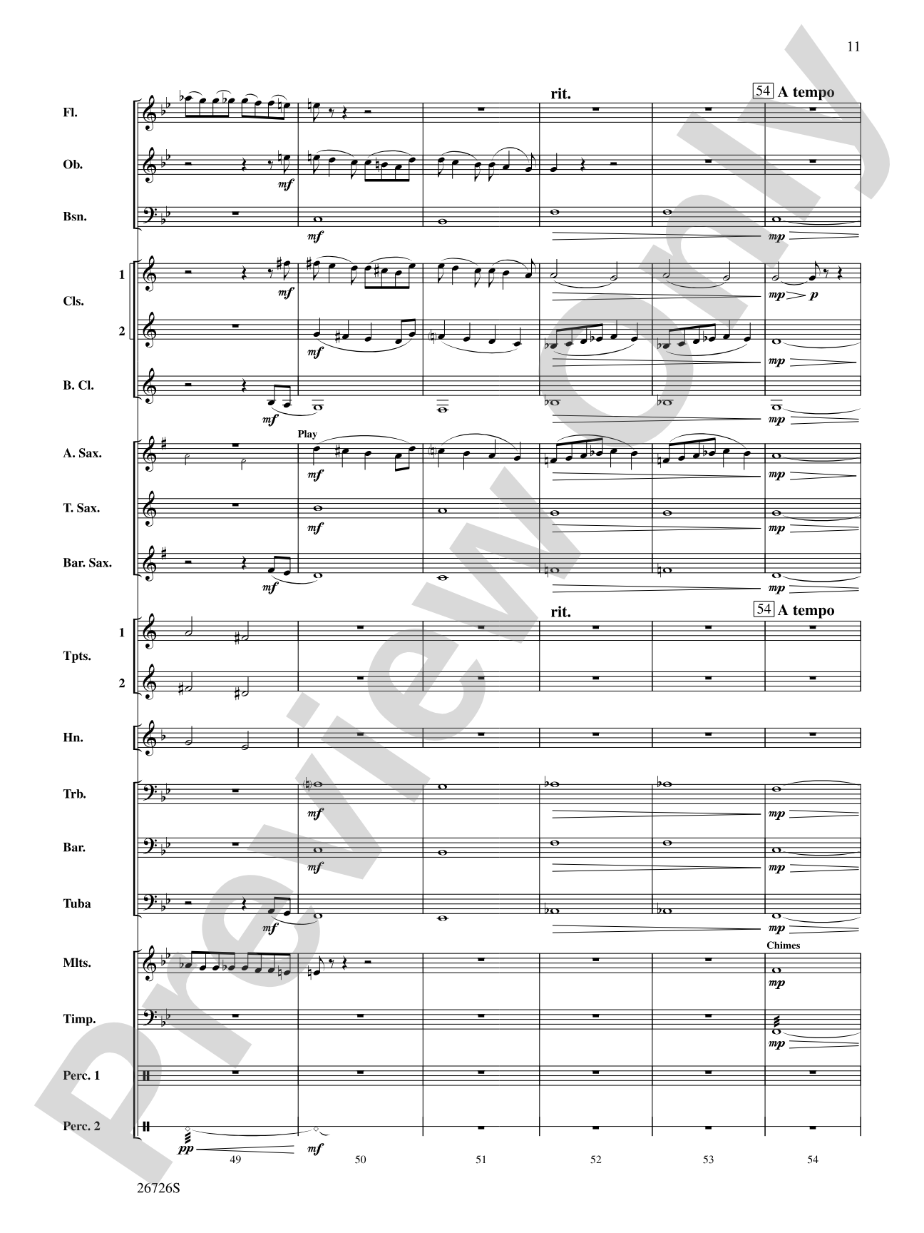 Eclipse: Concert Band Conductor Score & Parts