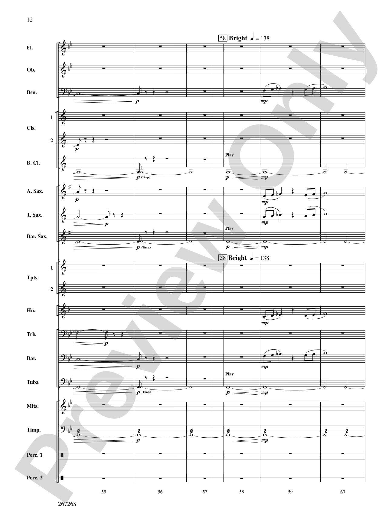 Eclipse: Concert Band Conductor Score & Parts