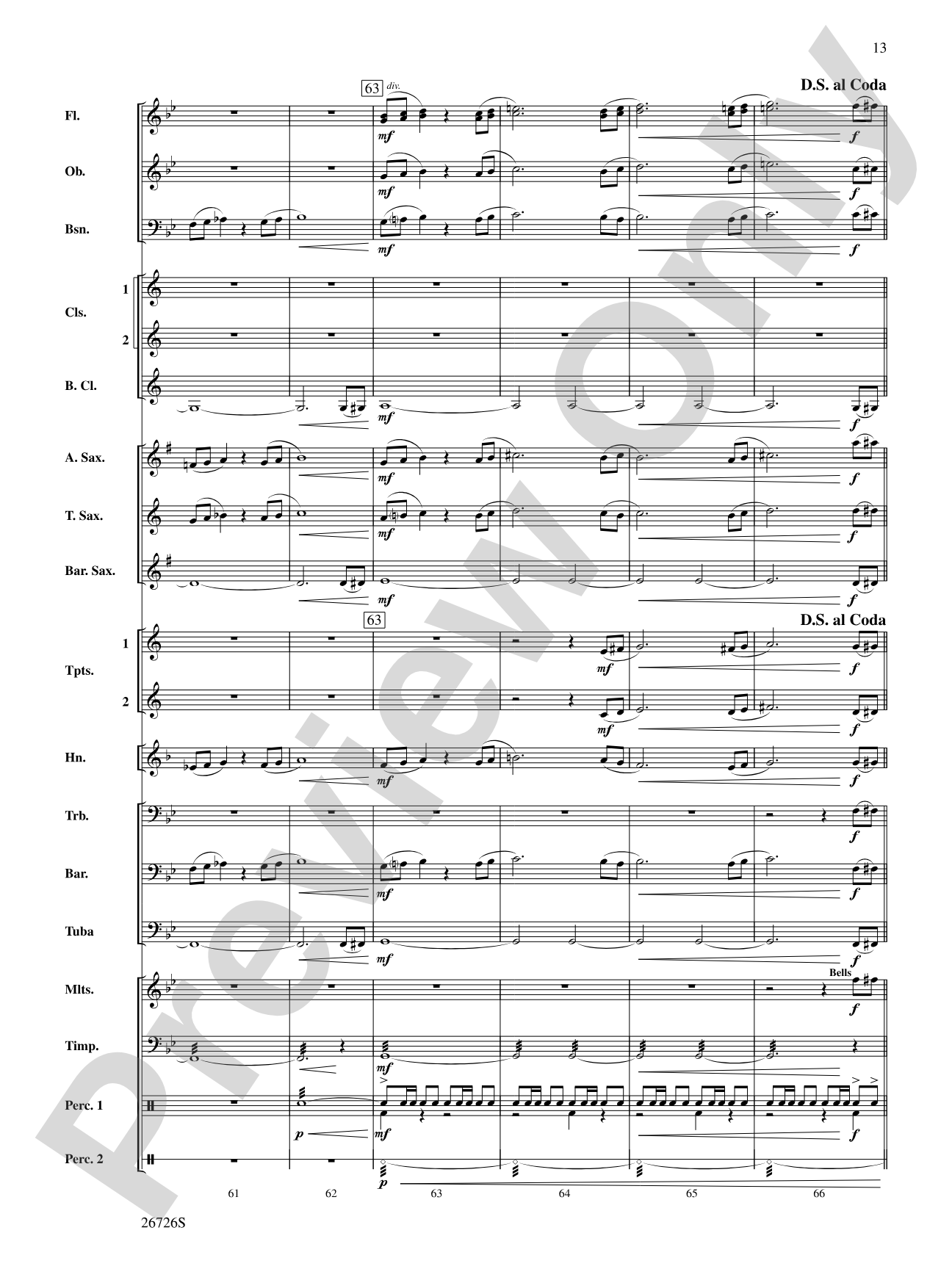 Eclipse: Concert Band Conductor Score & Parts