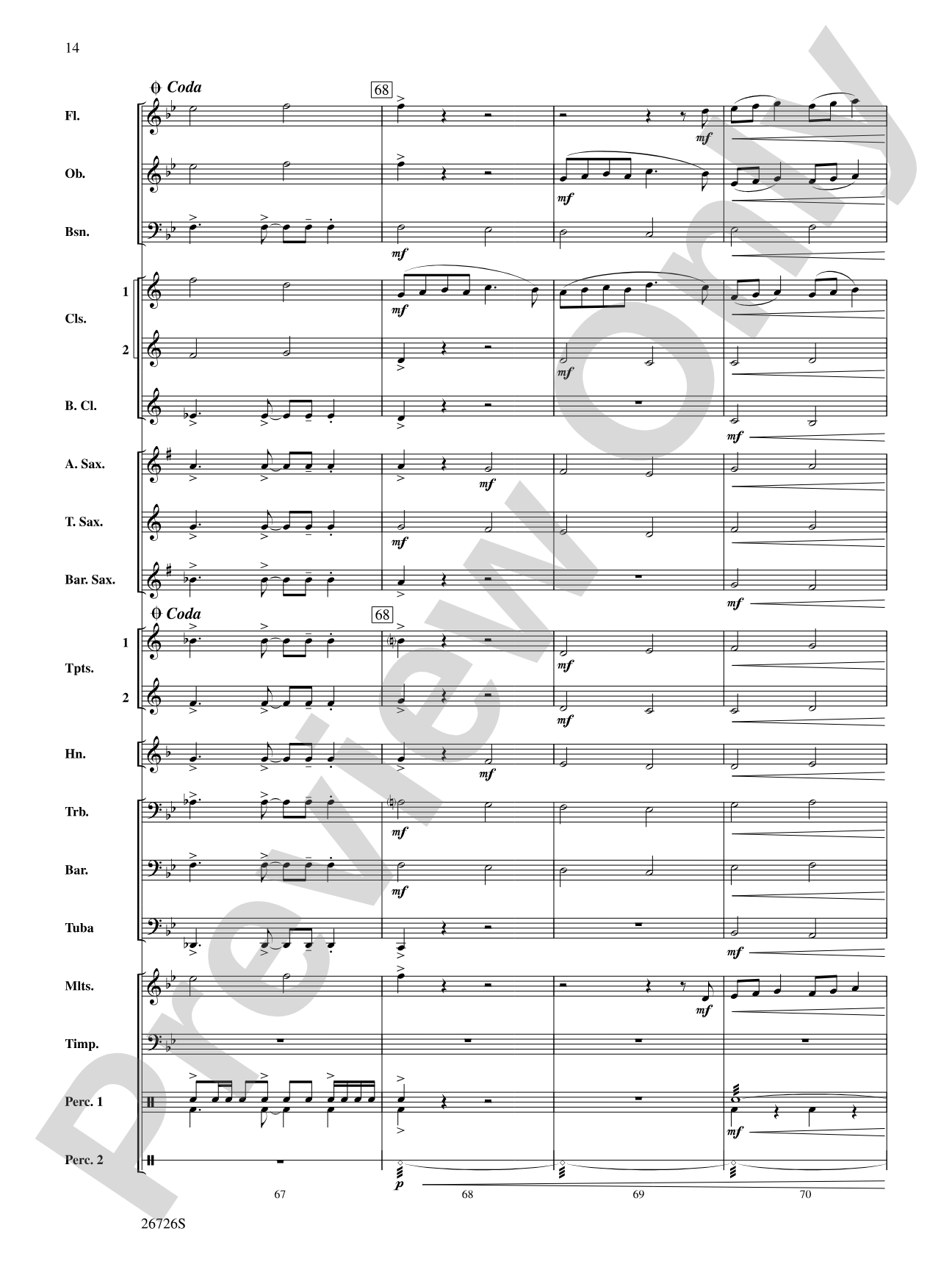 Eclipse: Concert Band Conductor Score & Parts
