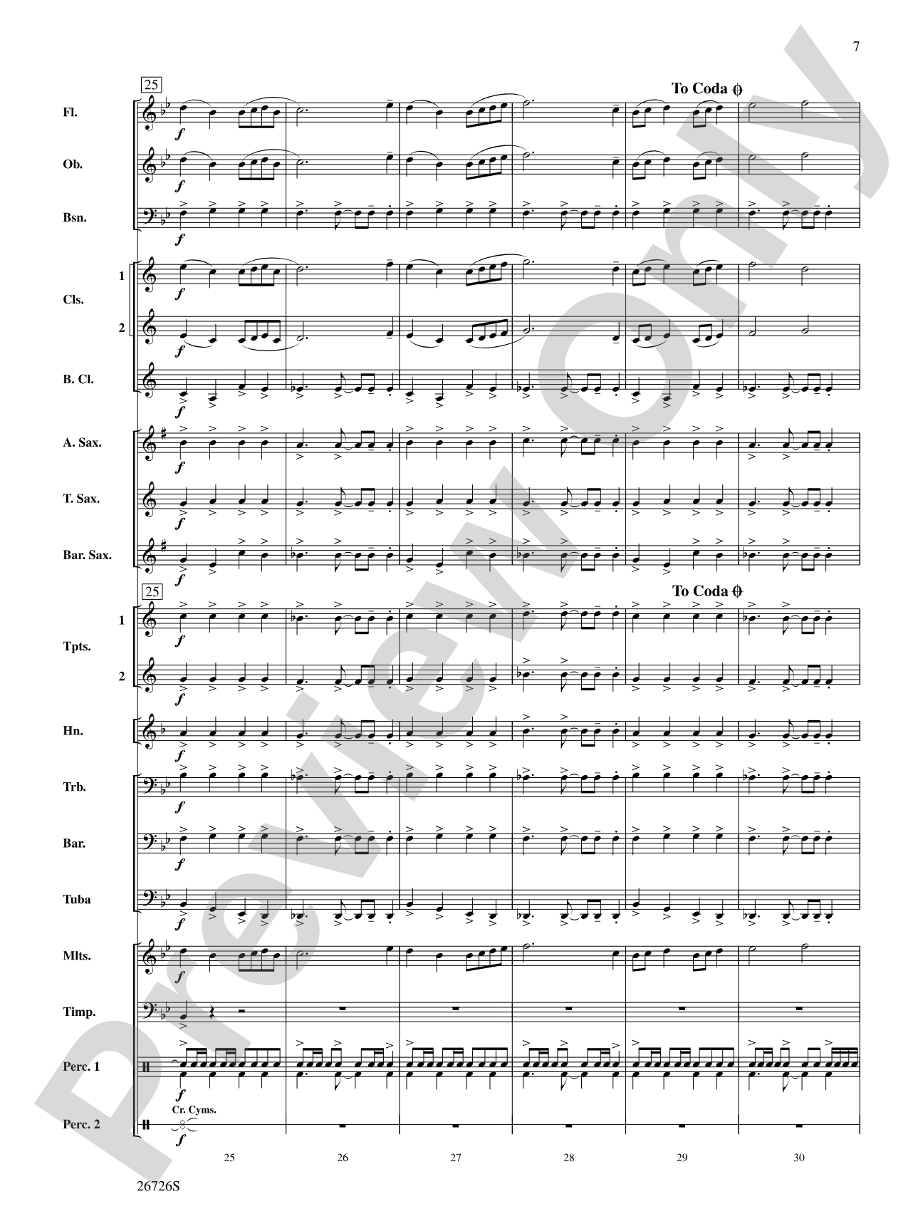 Eclipse: Concert Band Conductor Score & Parts
