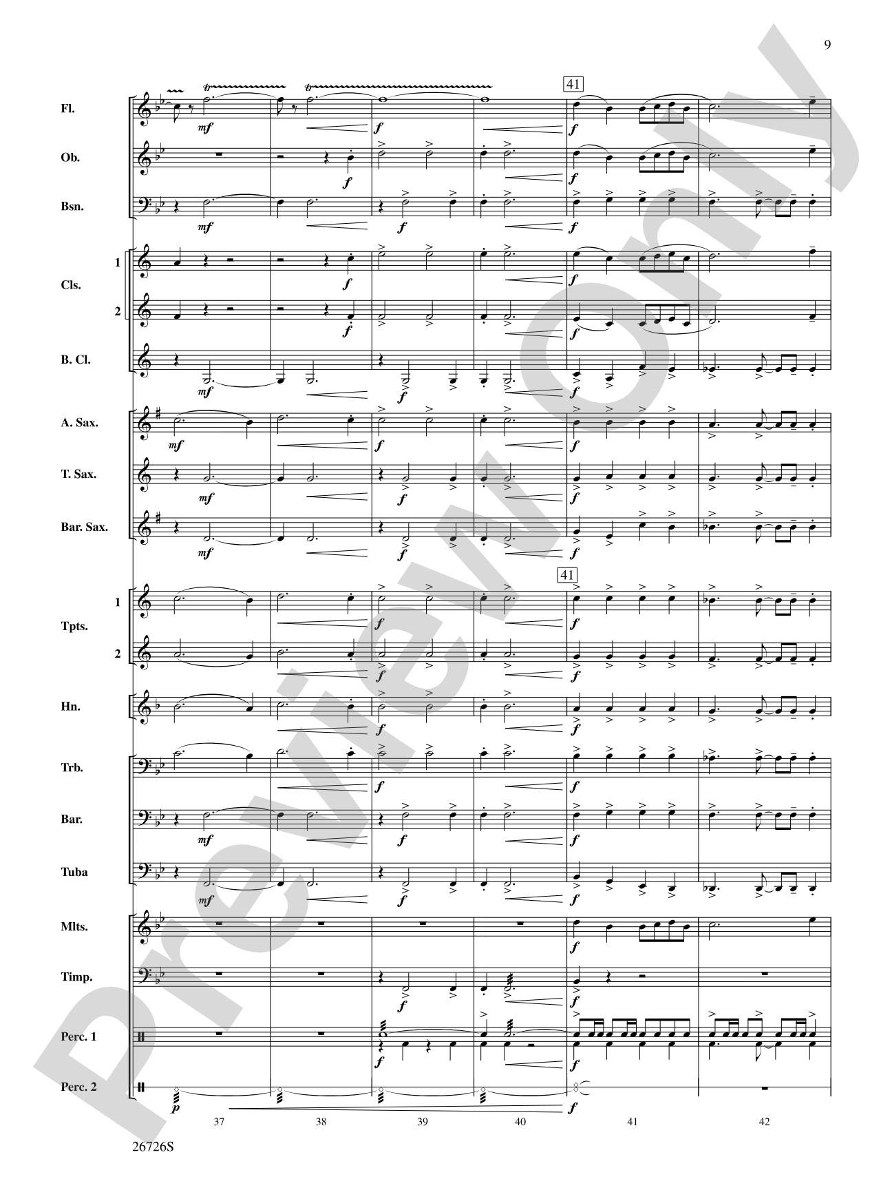 Eclipse: Concert Band Conductor Score & Parts