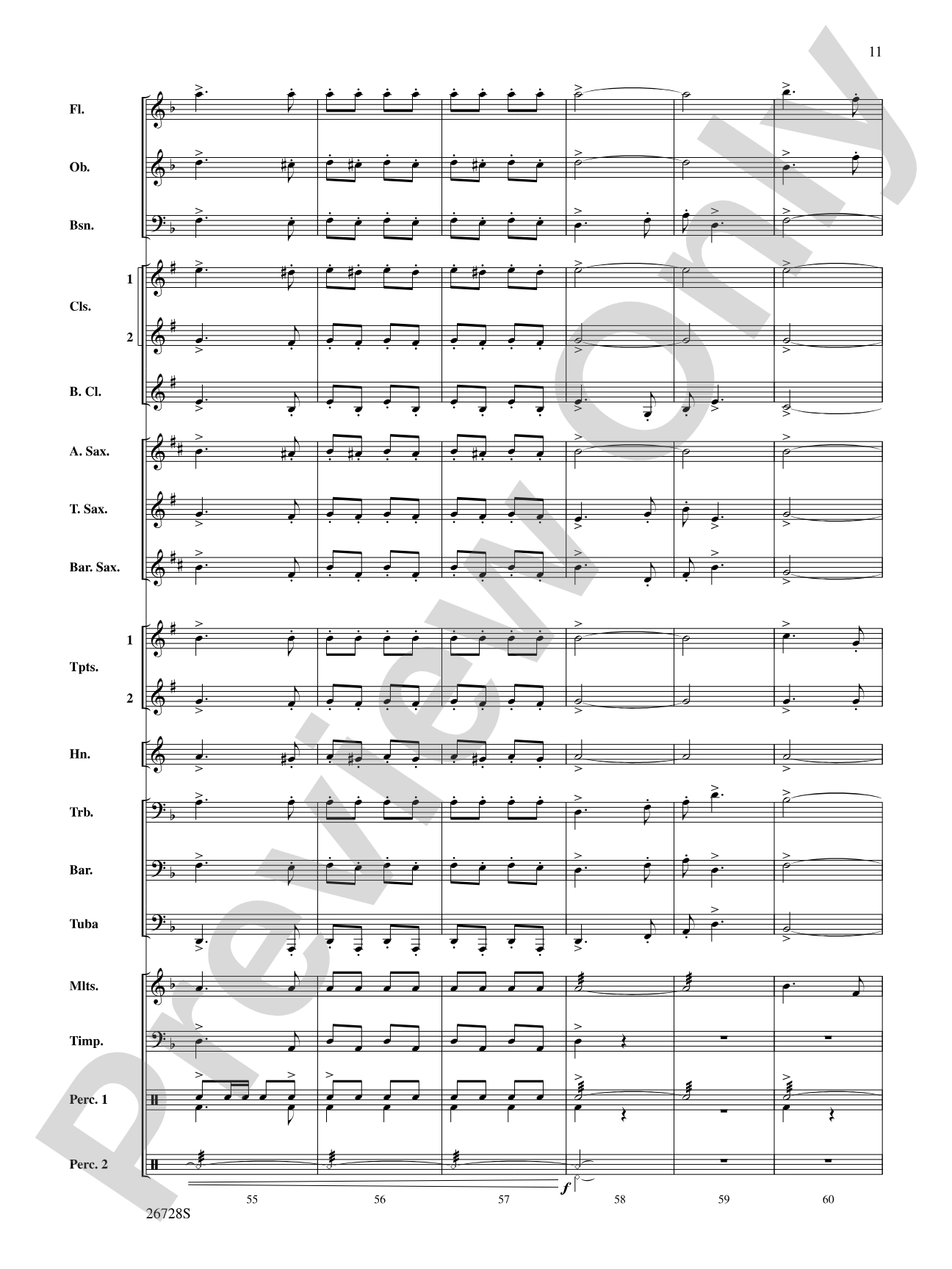 Suite from The New World: Concert Band Conductor Score & Parts