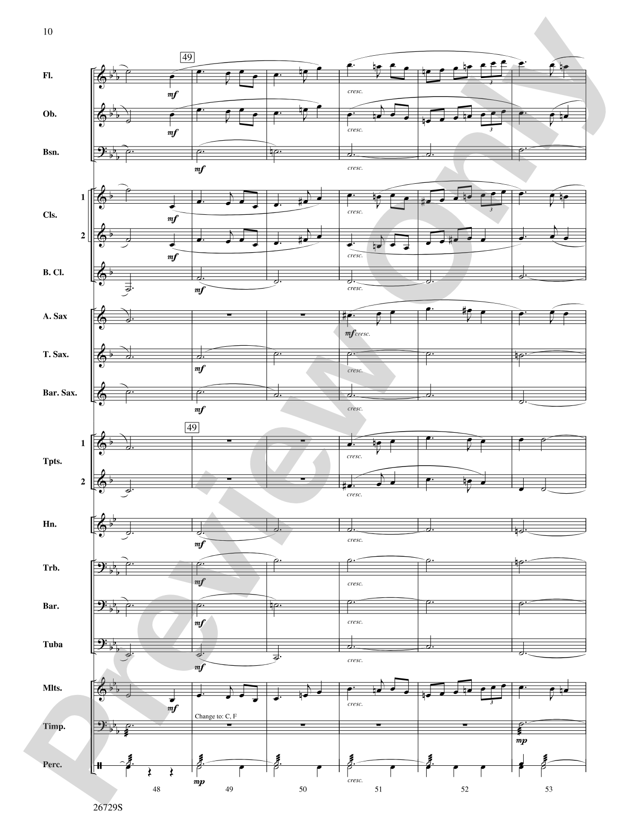Away in a Manger: Concert Band Conductor Score & Parts